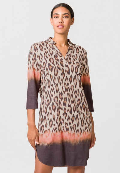 TUZZI Blusenkleid mit Animalprint und Farbverlauf