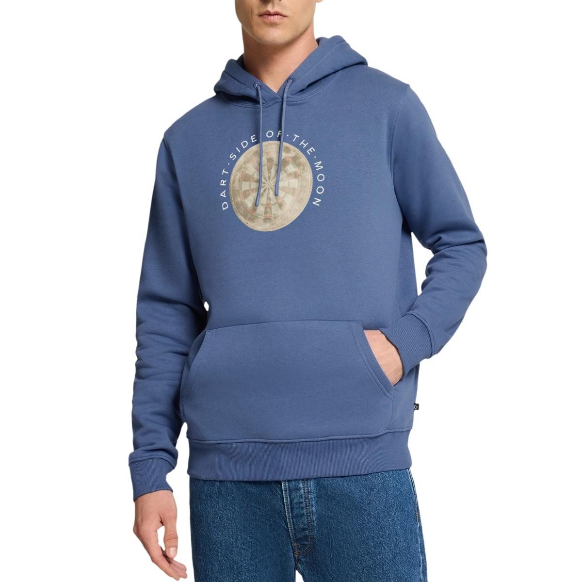Spreadshirt Hoodie Dart Side Of The Moon Vintage Look Herren Premium Hoodie (1-tlg)