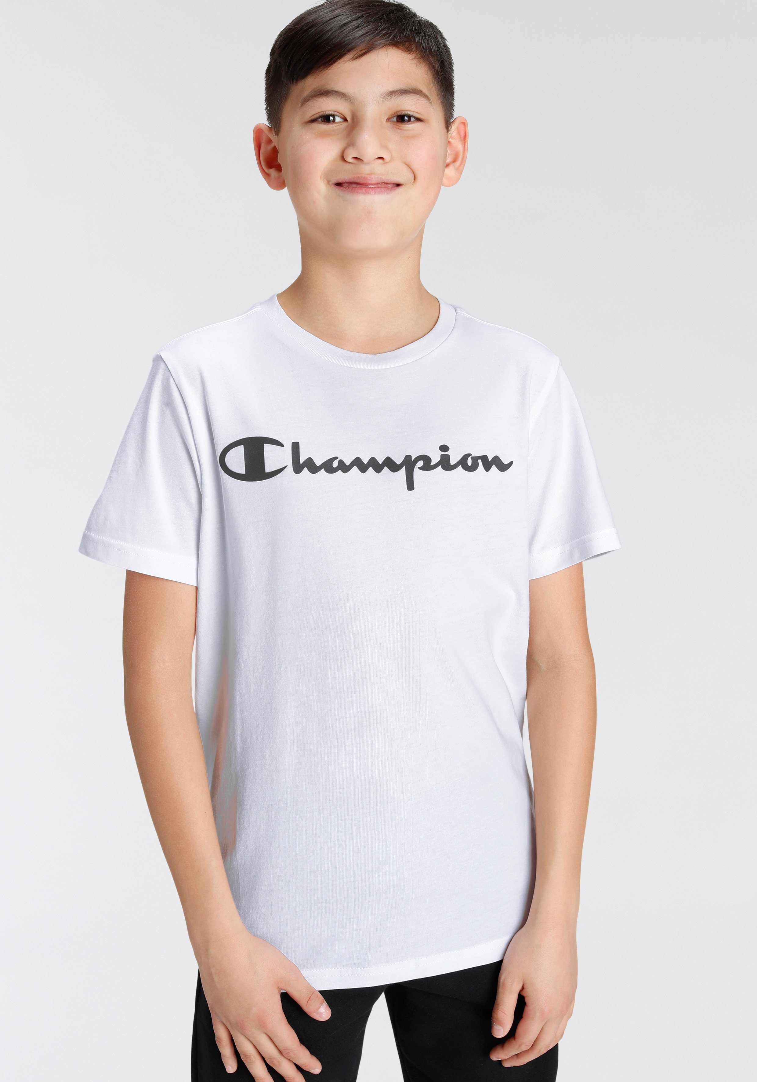 Champion T-Shirt 2Pack Crewneck T-Shirt - blau/weiß Kinder für