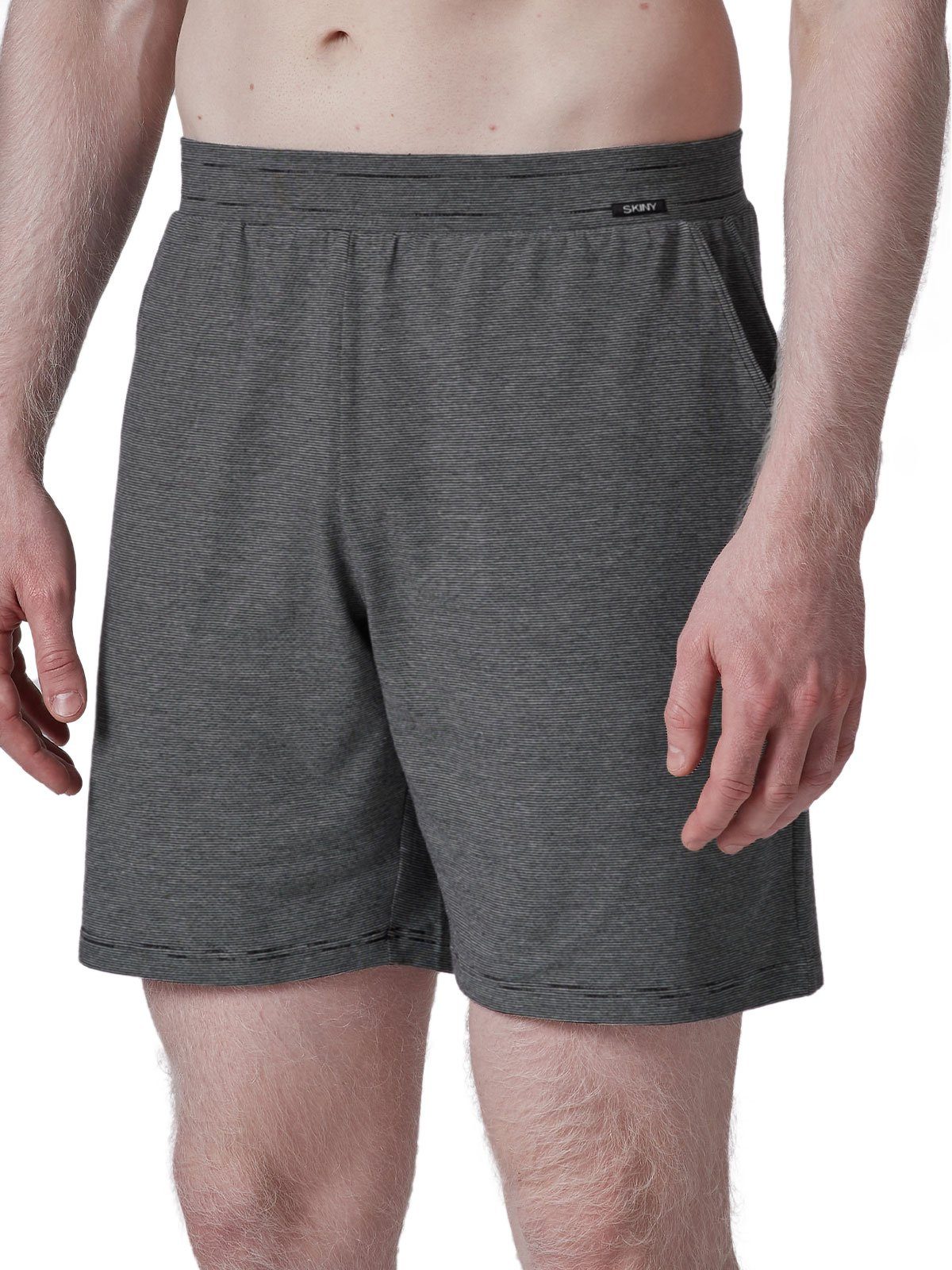 Skiny Loungehose Herren Hose kurz Night In Mix & Match (Stück, 1-tlg) gerader Beinausschnitt