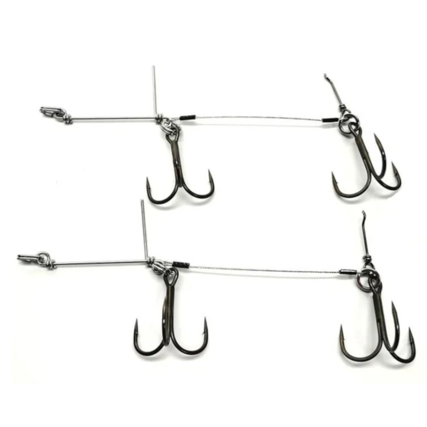 Pikecraft Drillingshaken Pikecraft The Stinger Rig-Fix L BKK 2/0 - 2 Stingersysteme