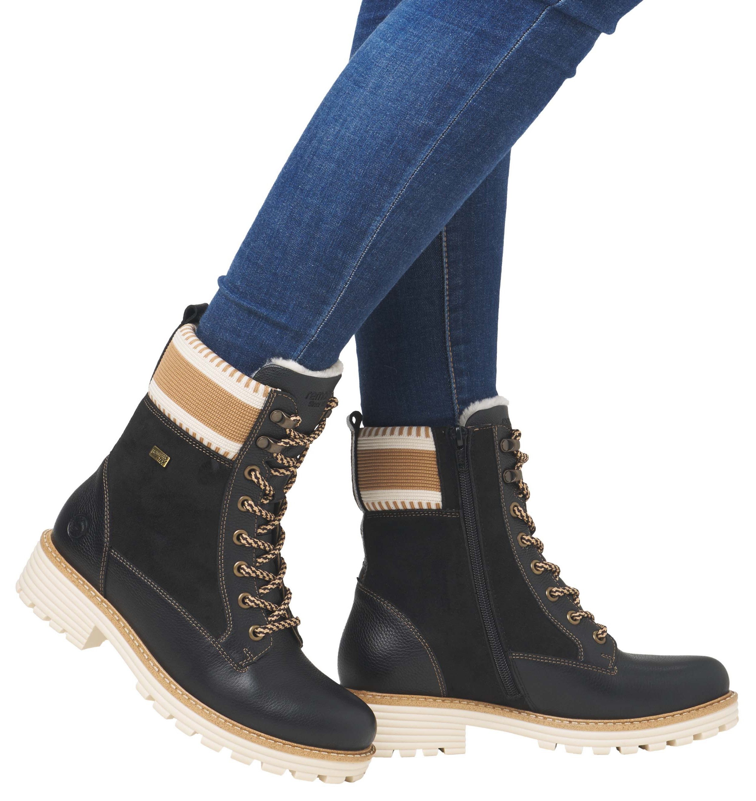 Remonte Elisabeth Hurley-Collection Winterboots, Schnürboots, Schnürstiefel günstig online kaufen