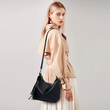 TAN.TOMI Handtasche Damen Umhängetasche Handtaschen Shopper Mode Hobo Taschen, Grosse Kapazität Schultertasche Mehrfachtasche