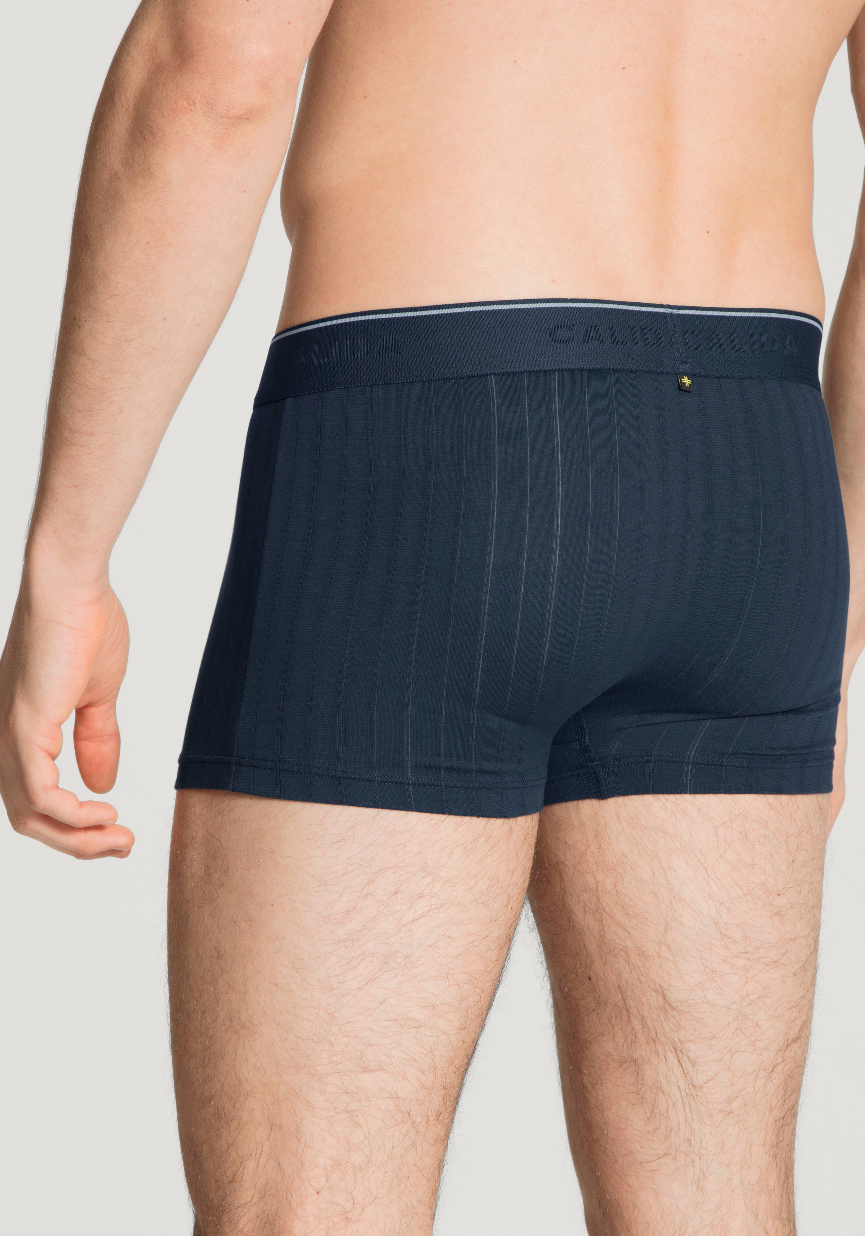 CALIDA Boxershorts Pure & Style (3er Pack) Baumwollmix - Single Jersey, elastisch, maskulin