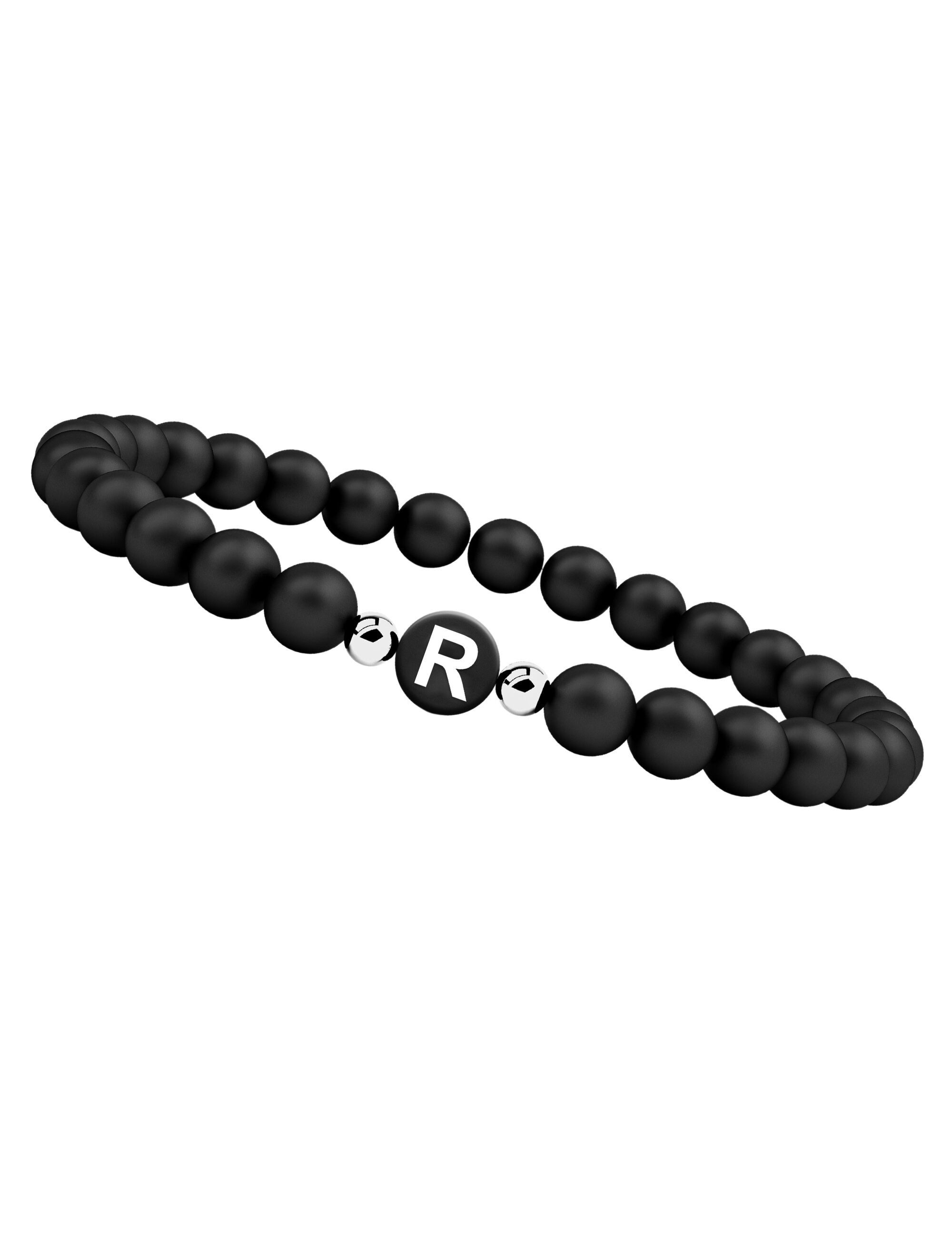GOOD.designs Perlenarmband (1-tlg), aus Achat-Steinen mit dem Buchstaben R