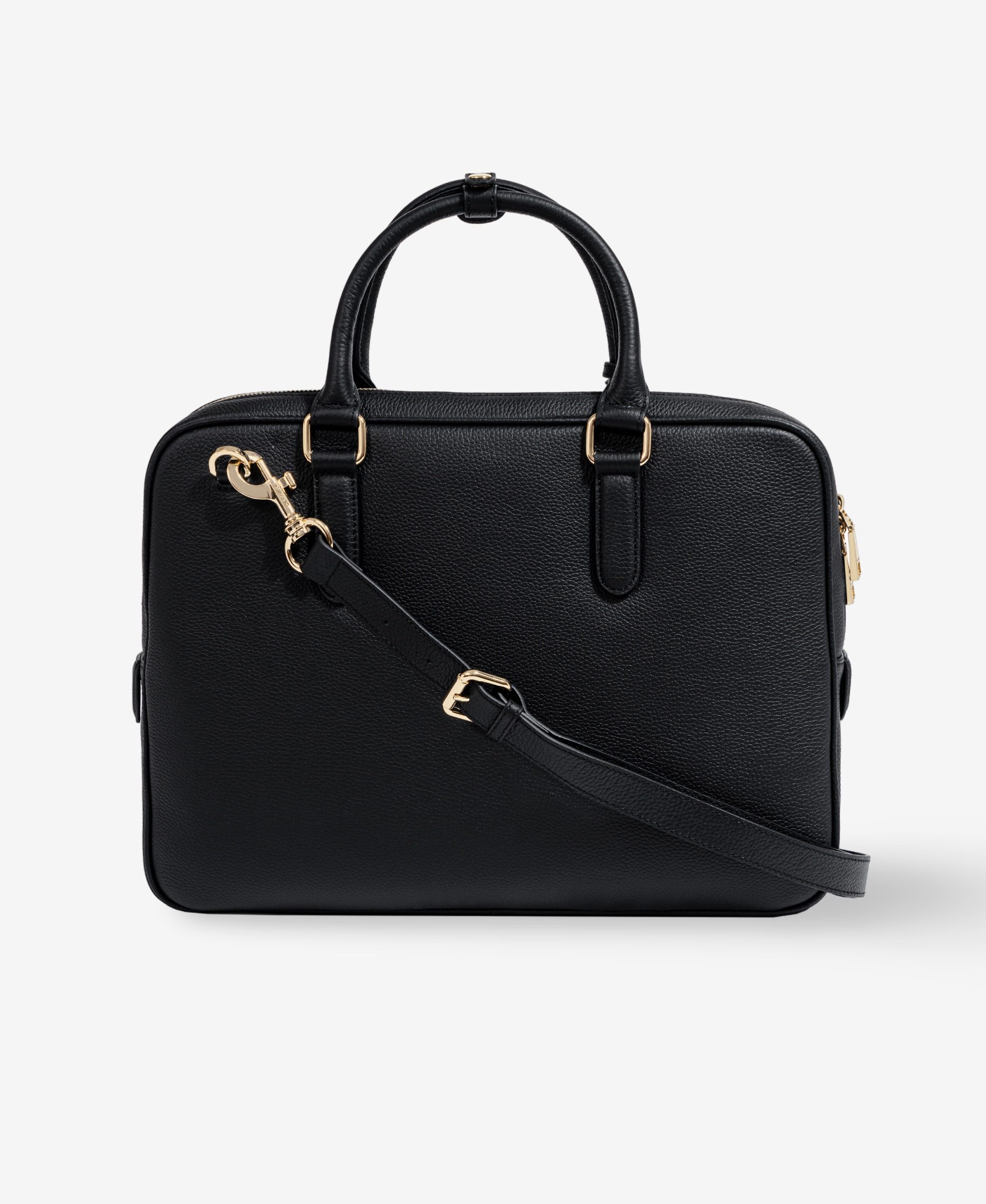 GLAMIRA Laptoptasche Lysandra Schwarze Aktentasche (1-tlg), echt Leder