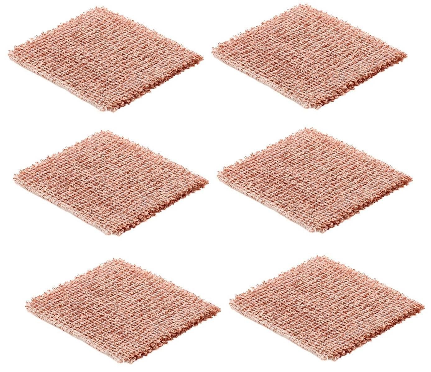 Pizzaschneider 10er Set Kupfertücher Topfreiniger Reinigung Kupfertuch Kupferlappen