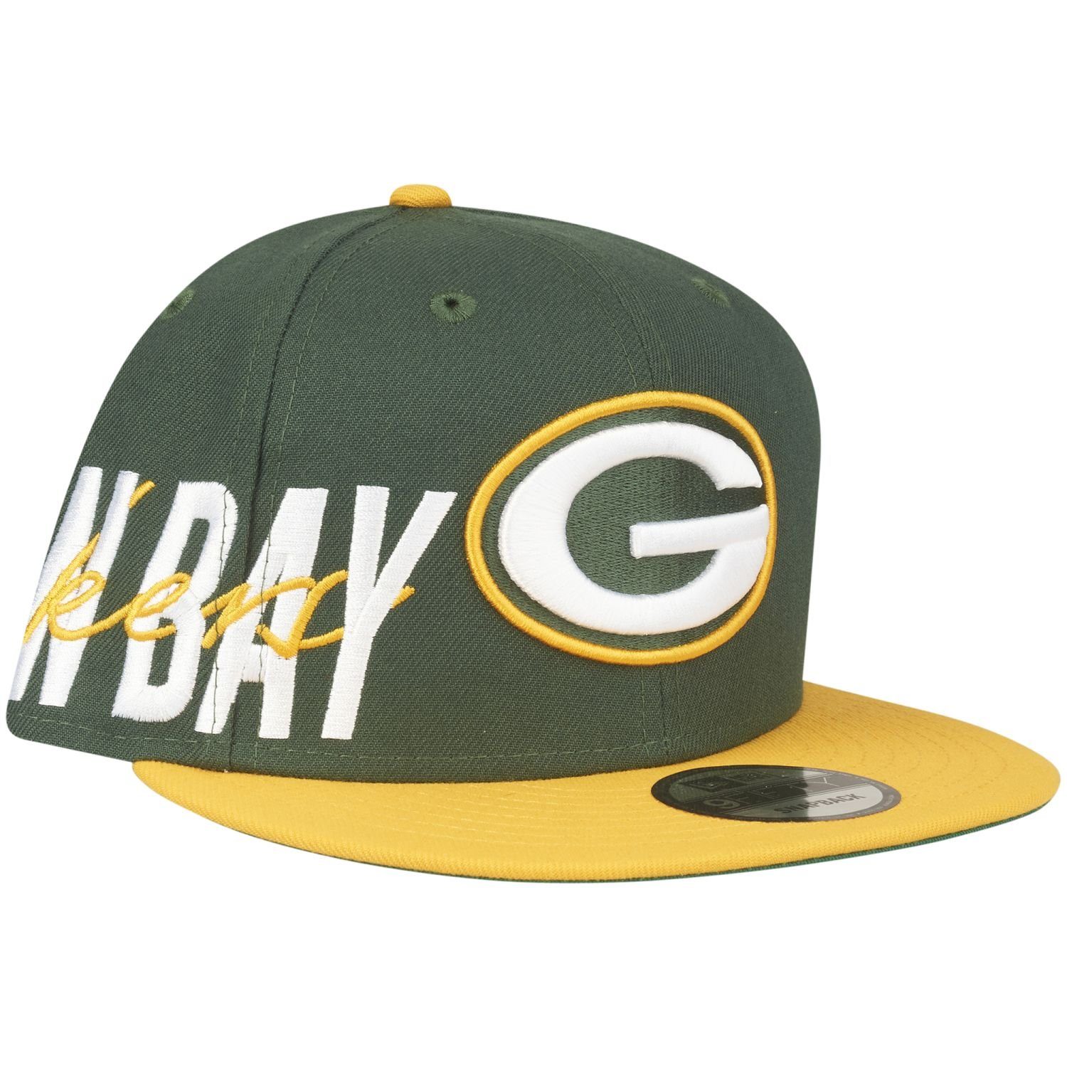 New Era Snapback Cap 9Fifty SIDEFONT Green Bay Packers | Snapback Caps