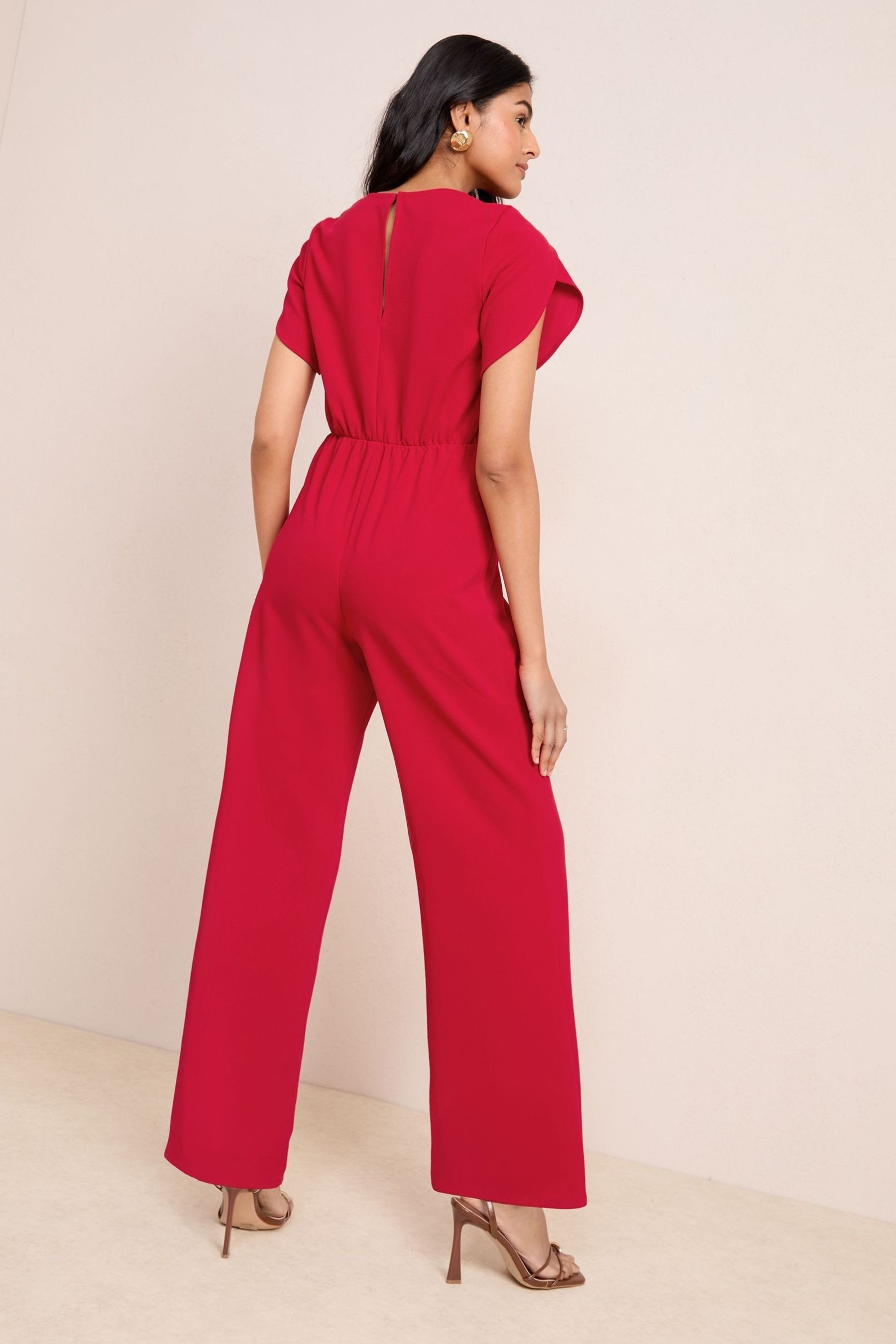 Friends Like These Jumpsuit Friends Like These V-Neck Overall mit Tulpenärm günstig online kaufen