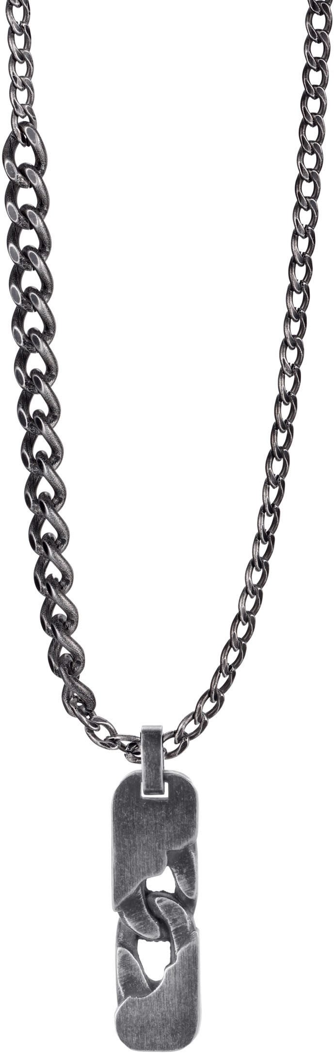 Firetti Kette mit Anhänger Schmuck Geschenk Edelstahl Halsschmuck Halskette Panzerkette Vintage