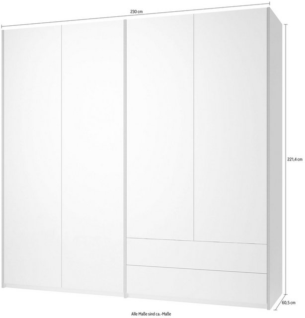 Müller SMALL LIVING Drehtürenschrank »Modular Plus Variante 8« Inklusive 2 geräumigen Schubladen-Otto