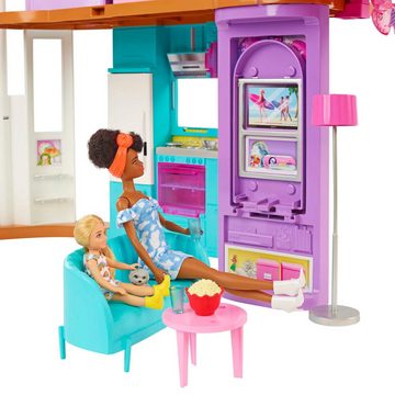 Barbie Puppenhaus Malibu Ferien-Haus, inklusive Möbel und Zubehör