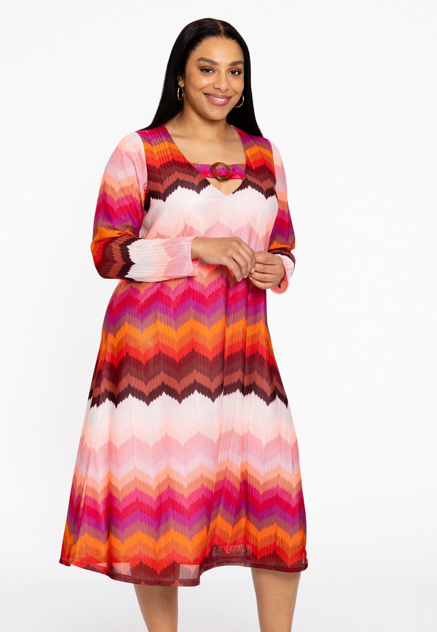 A-Linien-Kleid Damen Kleid Große Größen
