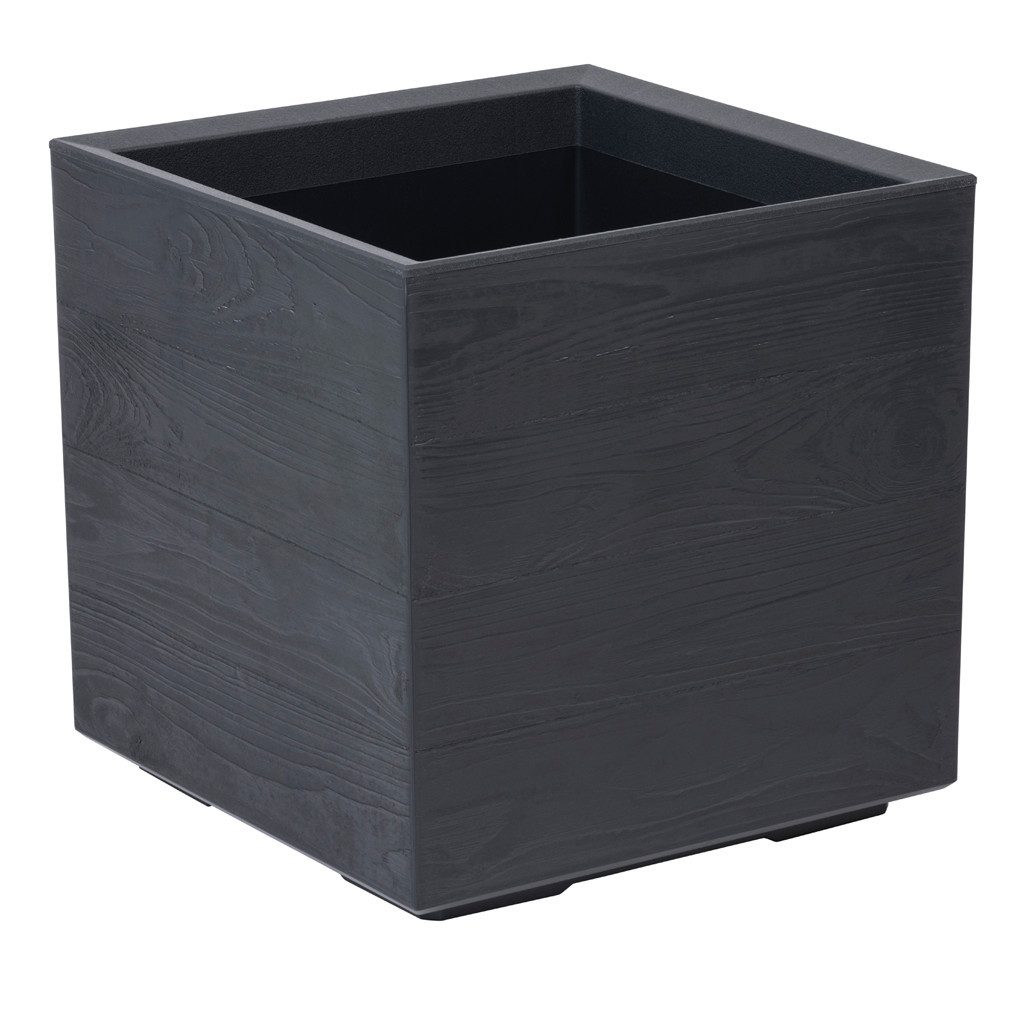 Kreher Pflanzkübel 'Eco Wood' in Anthrazit günstig online kaufen