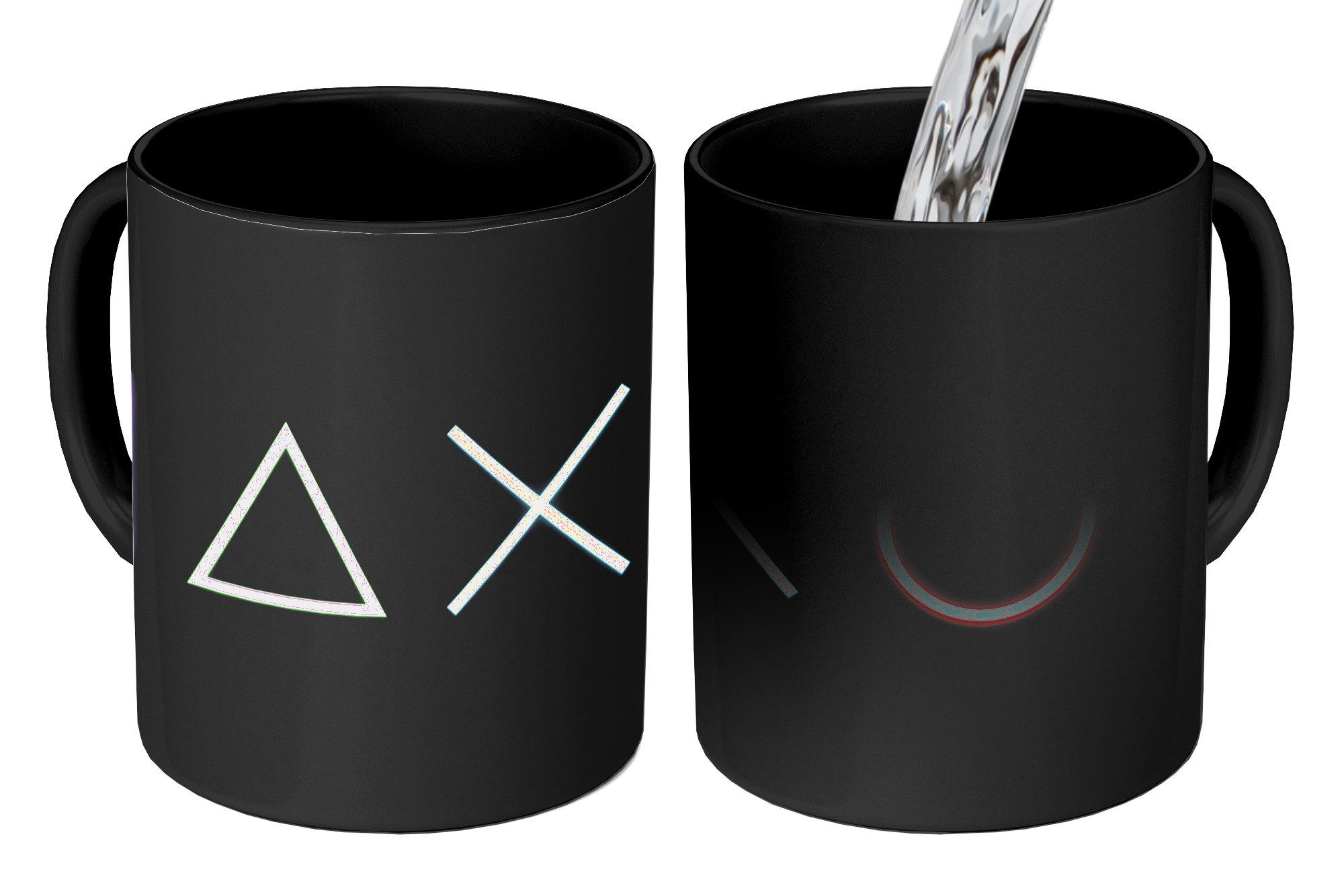 Tasse Gaming - Neon - Konsole - Schwarz - Controller - Gaming