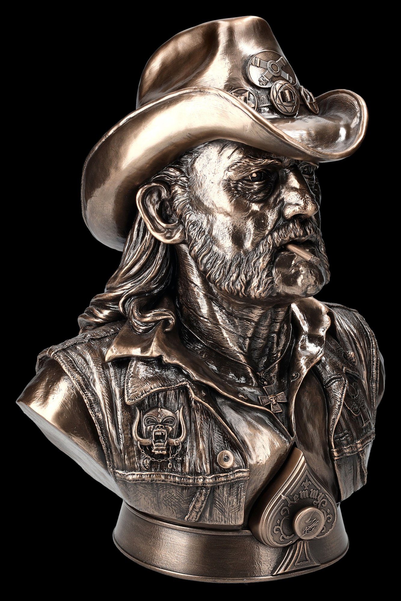 Figuren Shop GmbH Dekofigur Motörhead Figur - Lemmy Büste - Merchandise Dekobüste Dekofigur