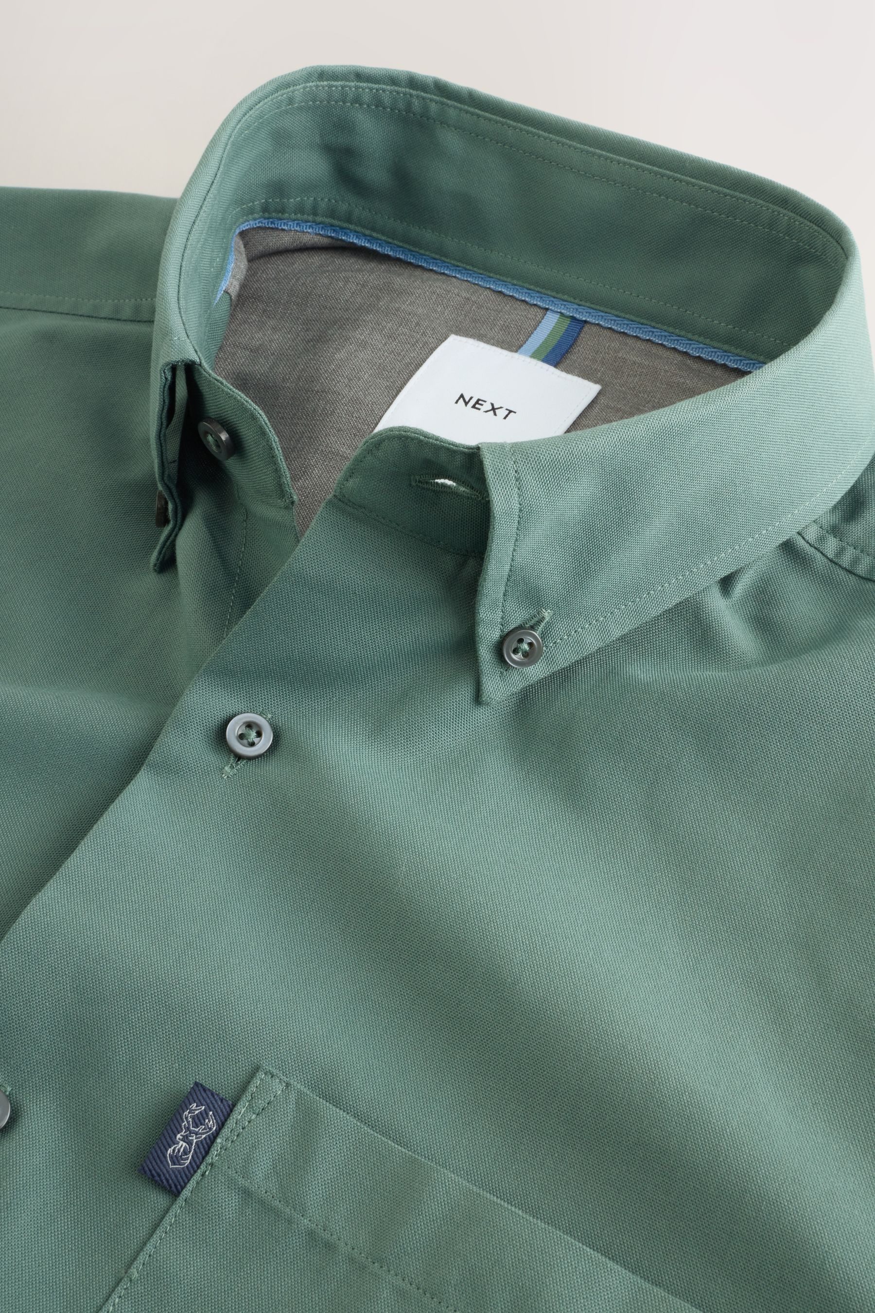 Next Businesshemd Pflegeleichtes Button-Down-Oxford-Hemd (1-tlg) günstig online kaufen