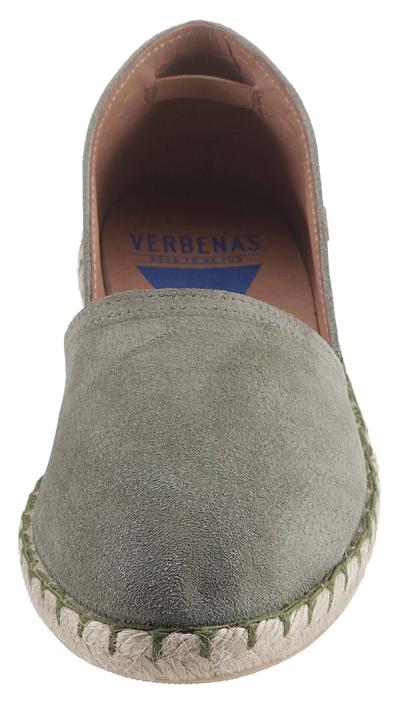 VERBENAS Espadrille typischem mit Jute-Rahmen hellkhaki