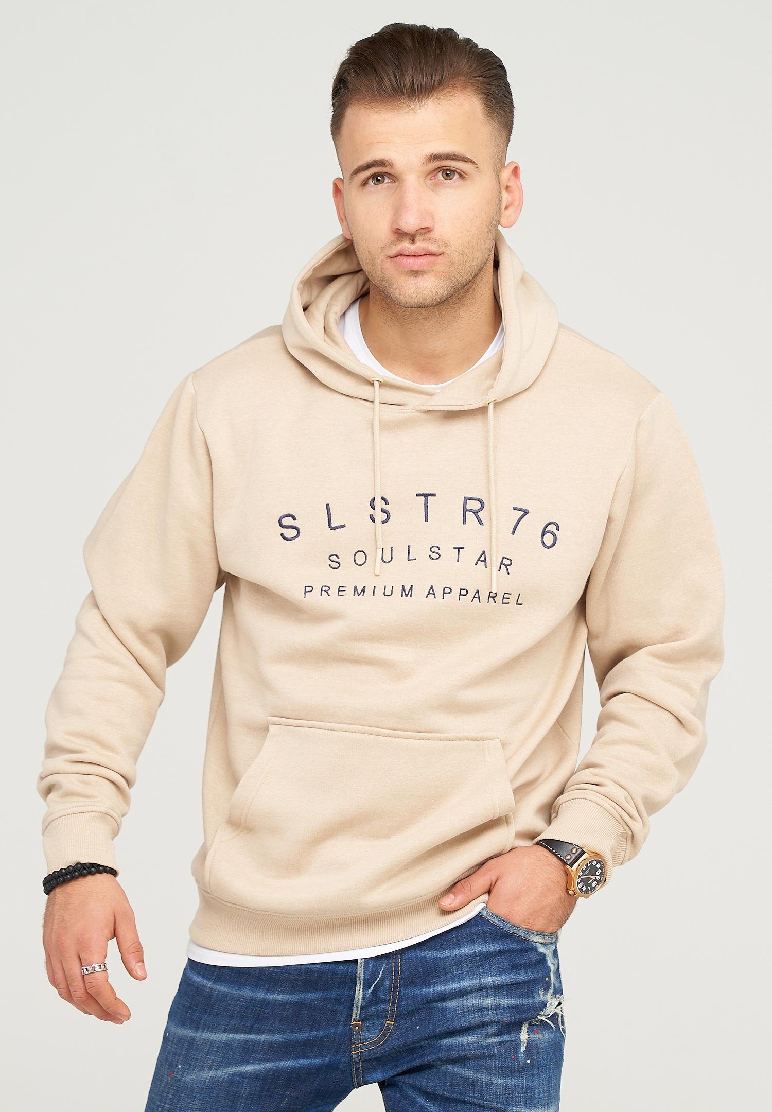 SOULSTAR Kapuzensweatshirt NIZZA im schlichten Basic-Look günstig online kaufen
