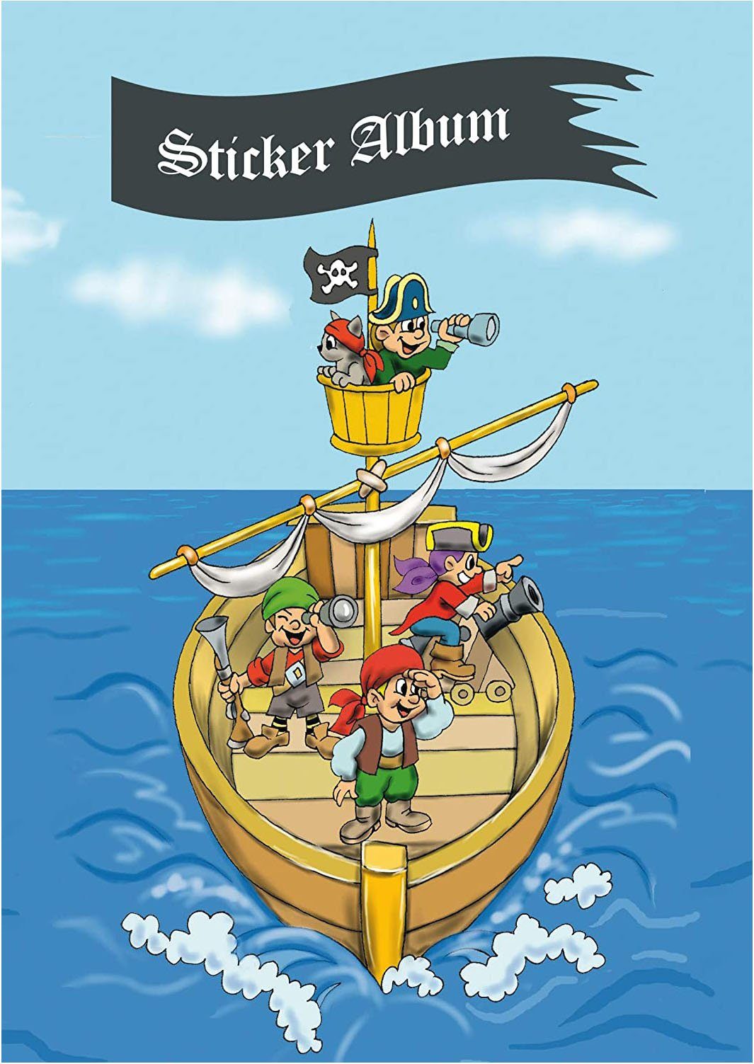 HERMA Stickerbuch HERMA Stickeralbum "Piratenabenteuer", DIN A5