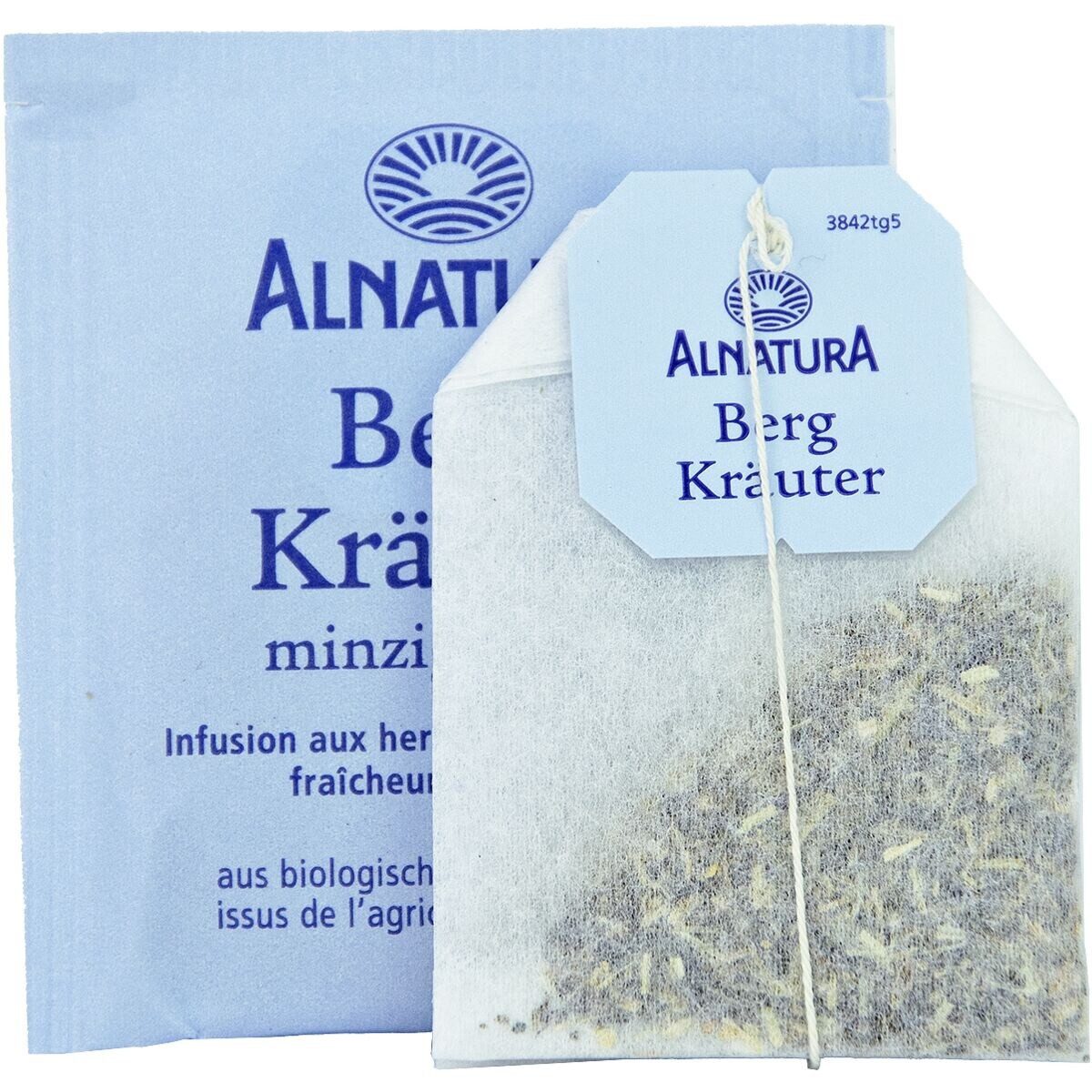 Alnatura Tee Bergkräuter, Kräutertee, 20 Aufgussbeutel