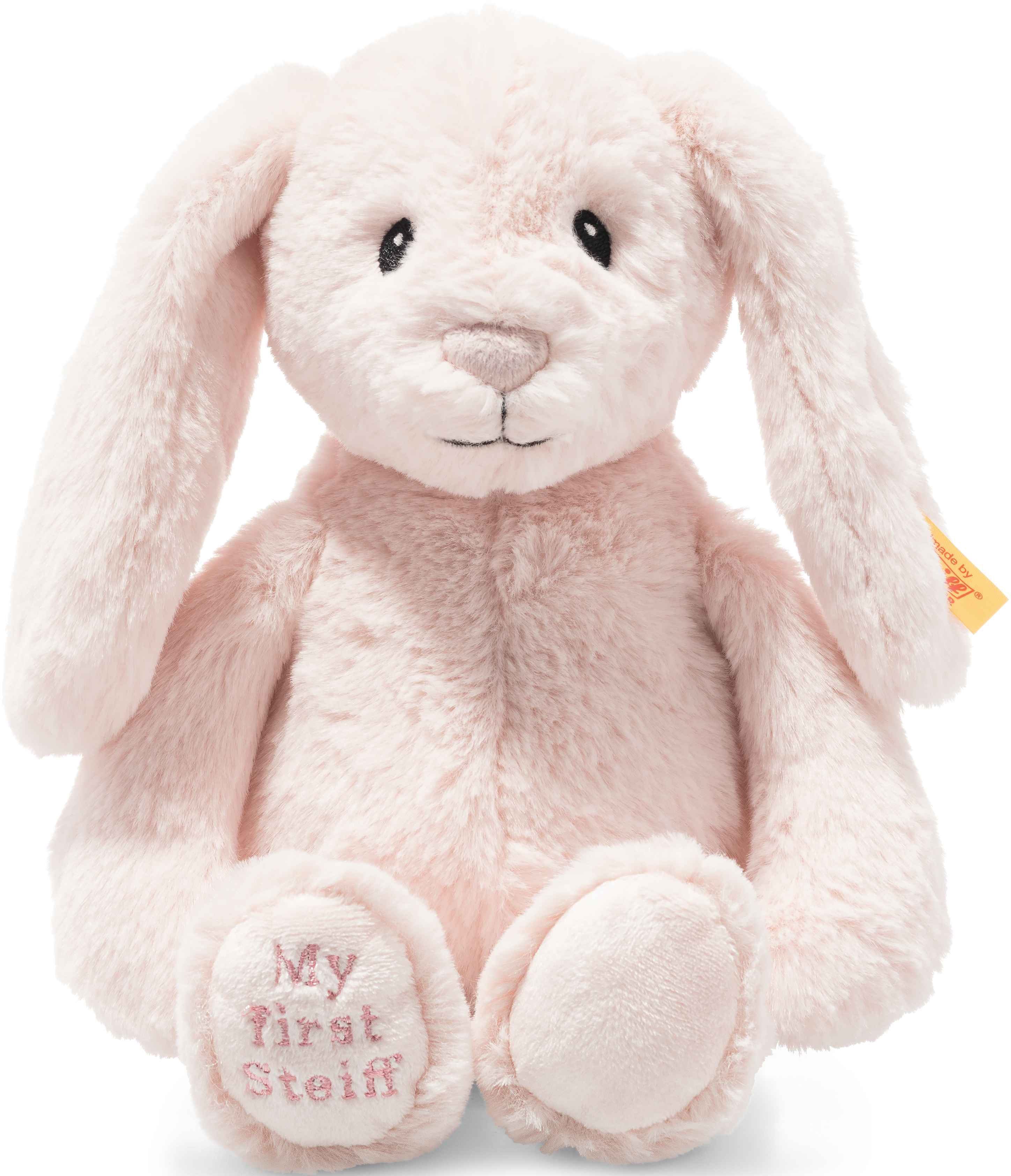 Image of Soft Cuddly Friends My first Steiff Hoppie Hase, 26 cm, rosa