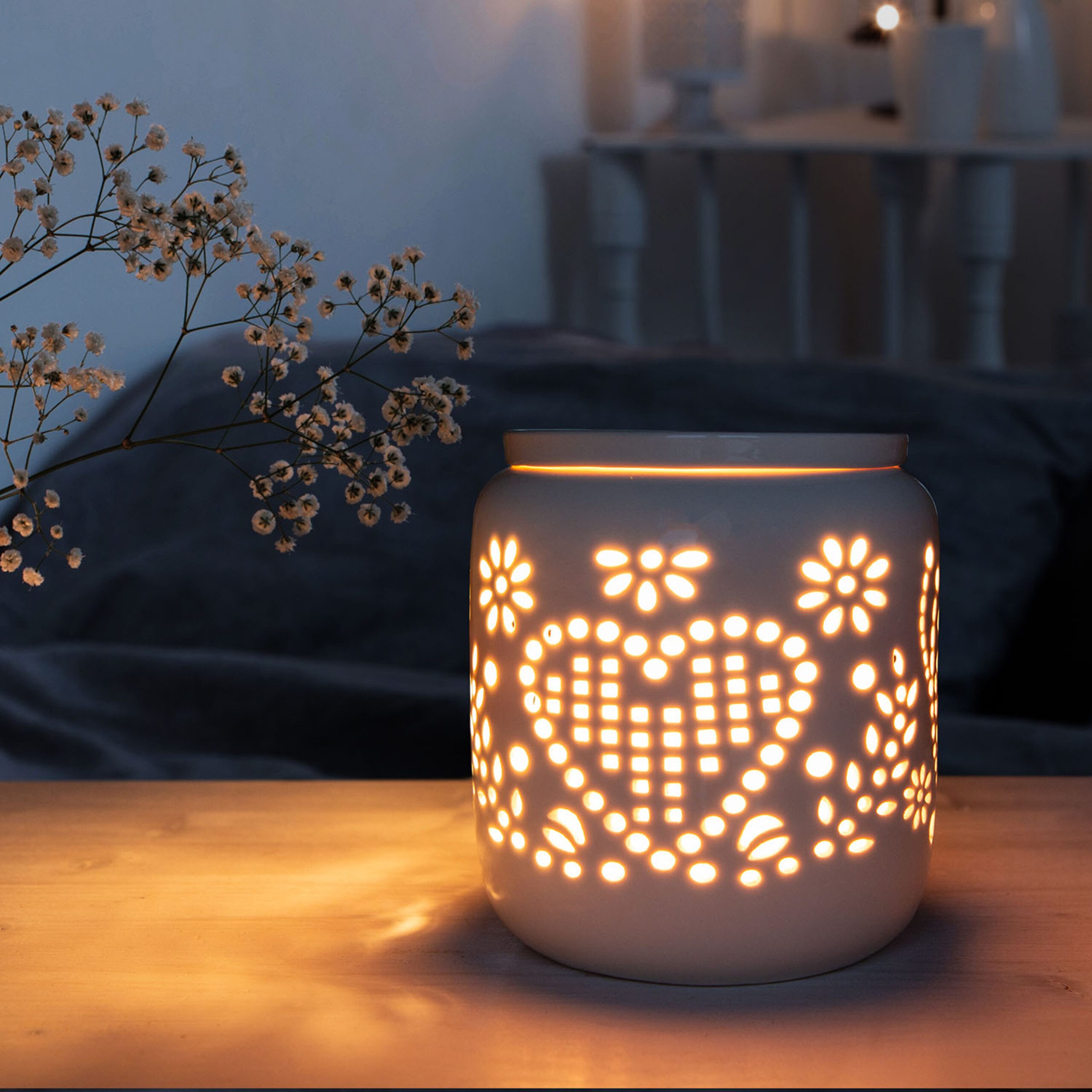 Candle BROTHERS Duftlampe Elektrische Duftlampe Keramik – Bild 4 von 5