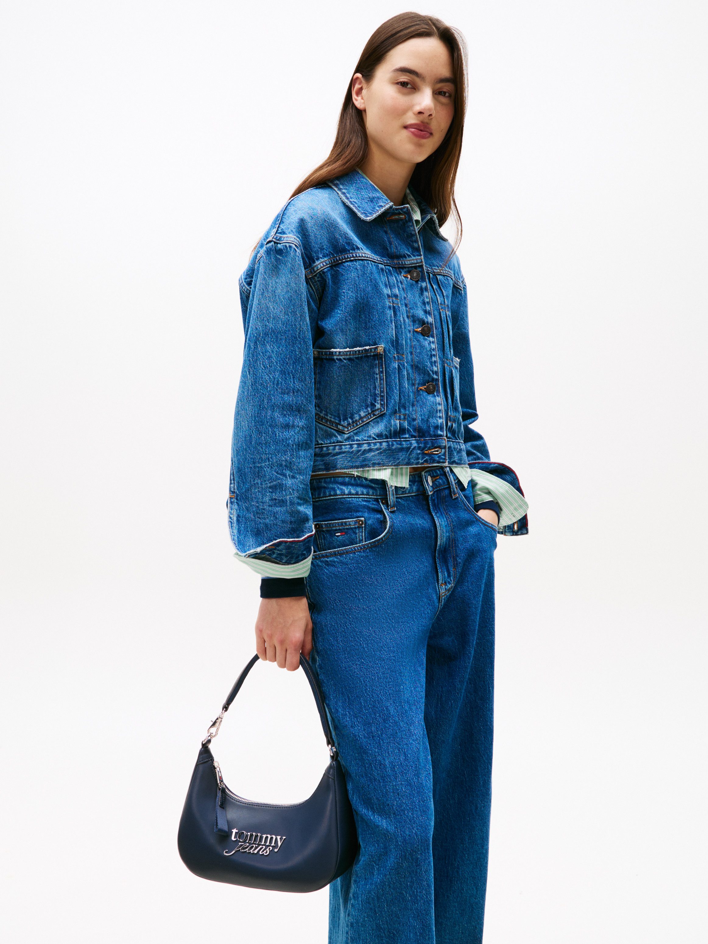 Tommy Jeans Schultertasche TJW BOLD SCRIPT SHOULDER BAG, Damen Umhängetasch günstig online kaufen