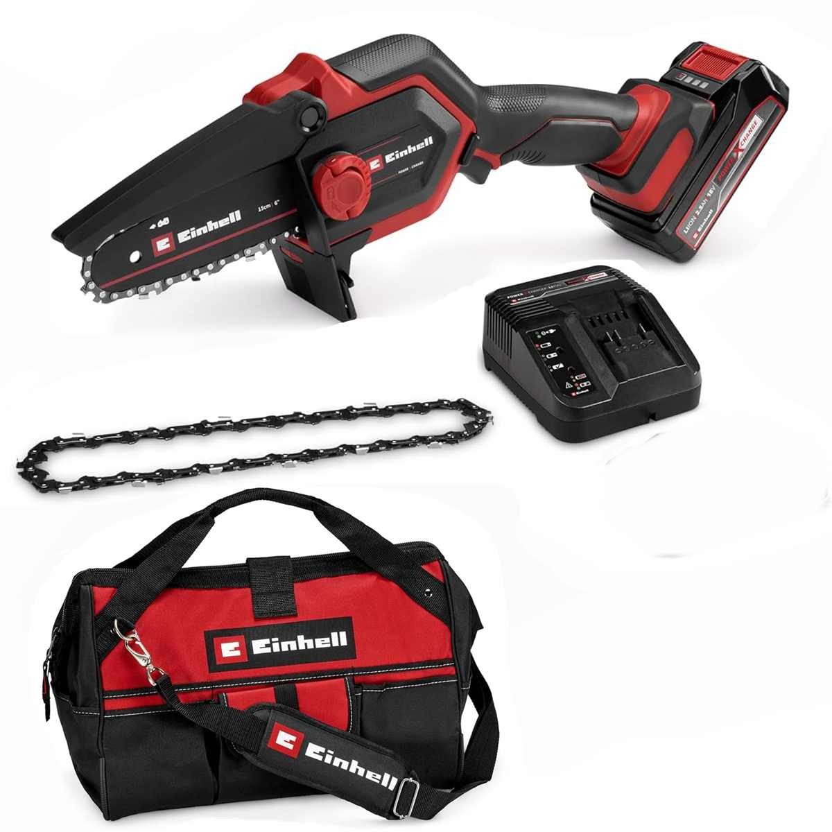 Einhell Akku-Kettensäge Astkettensäge GE-PS 18/15 Li BL, 18V,Kit, Akku 2.5 günstig online kaufen