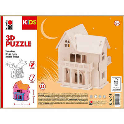 Marabu Holzbaukasten »KIDS 3D Puzzle Traumhaus«