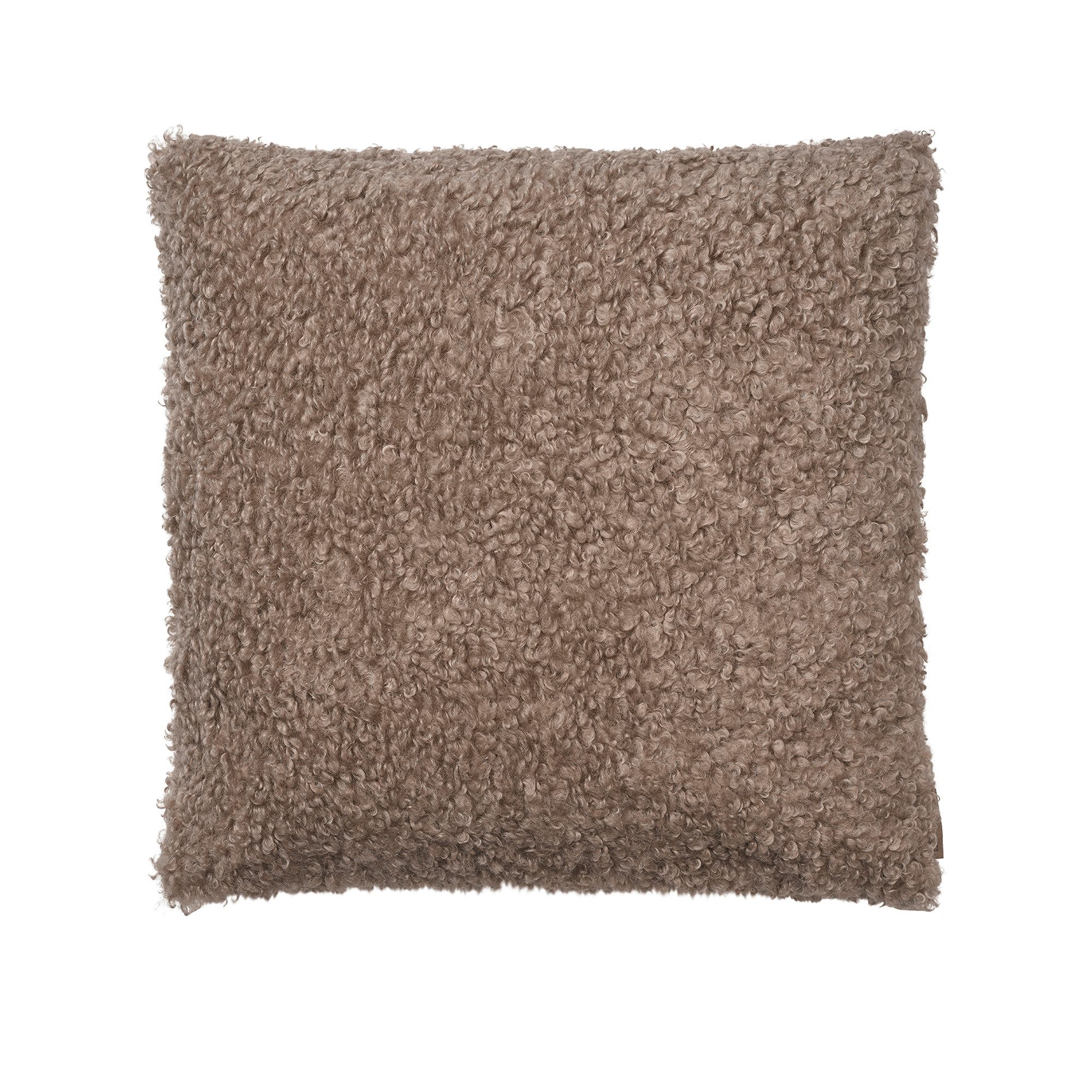 blomus Kissenhülle -TEDDY- Kissenbezug, Dekokissen, Kuschelkissen, Wohnkissen modern, Flauschig, inkl. Trageschlaufe, inkl. Filzgleitern