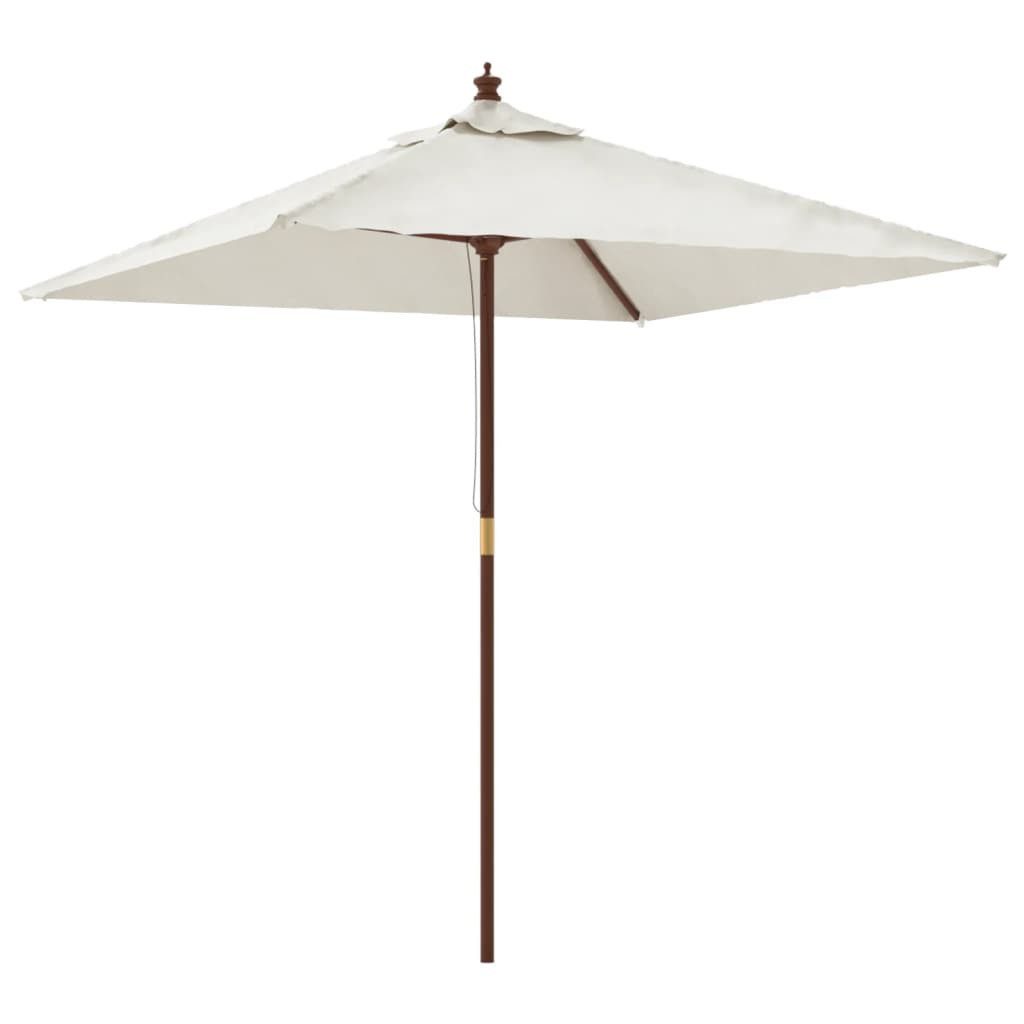 DOTMALL Sonnenschirm Sonnenschirm mit Holzmast 198x198x231 günstig online kaufen