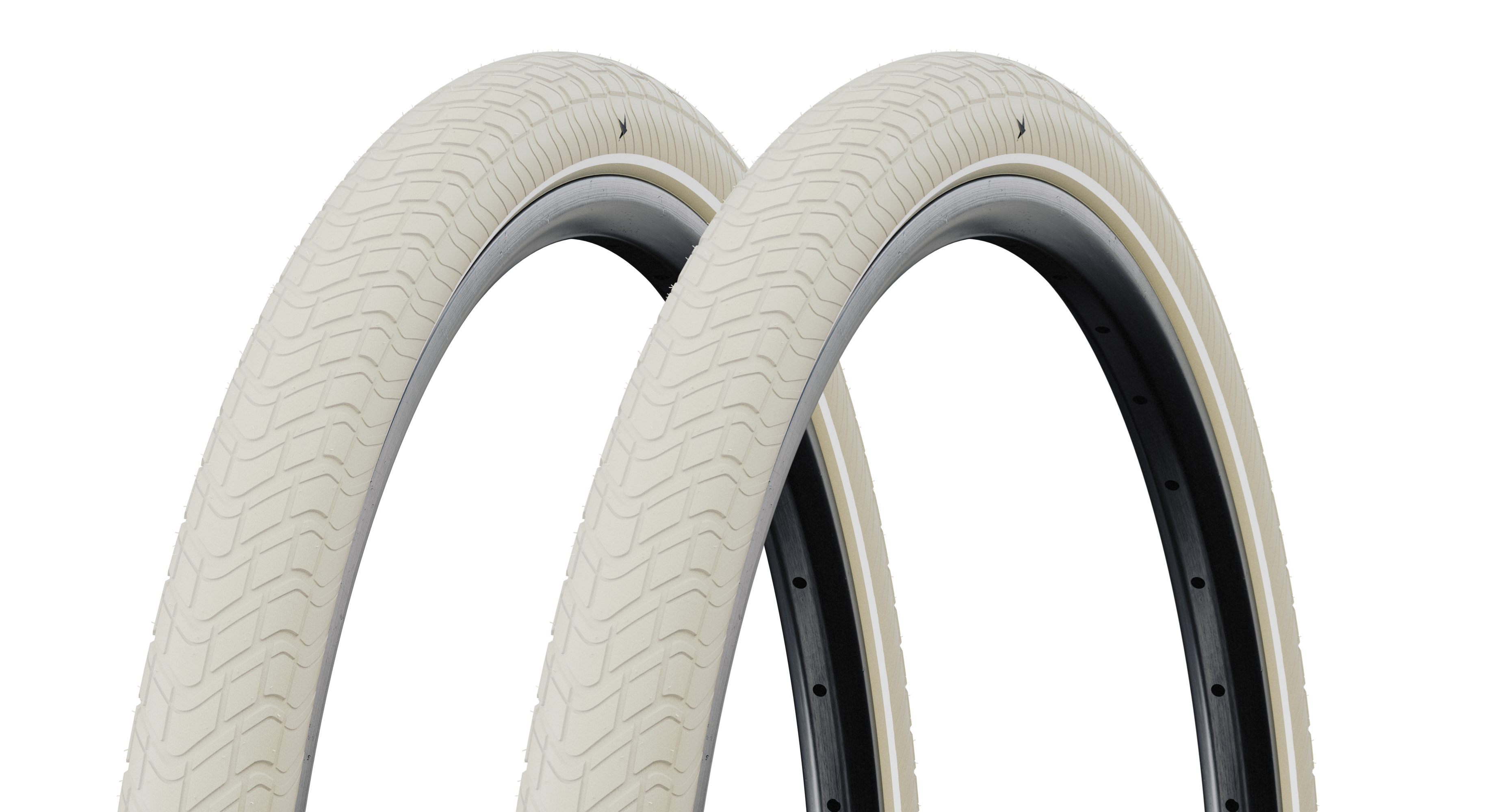Schwalbe Fahrradreifen 2x Schwalbe Motion Big Apple Creme 28 x 2.00 - 50-622 Reifen