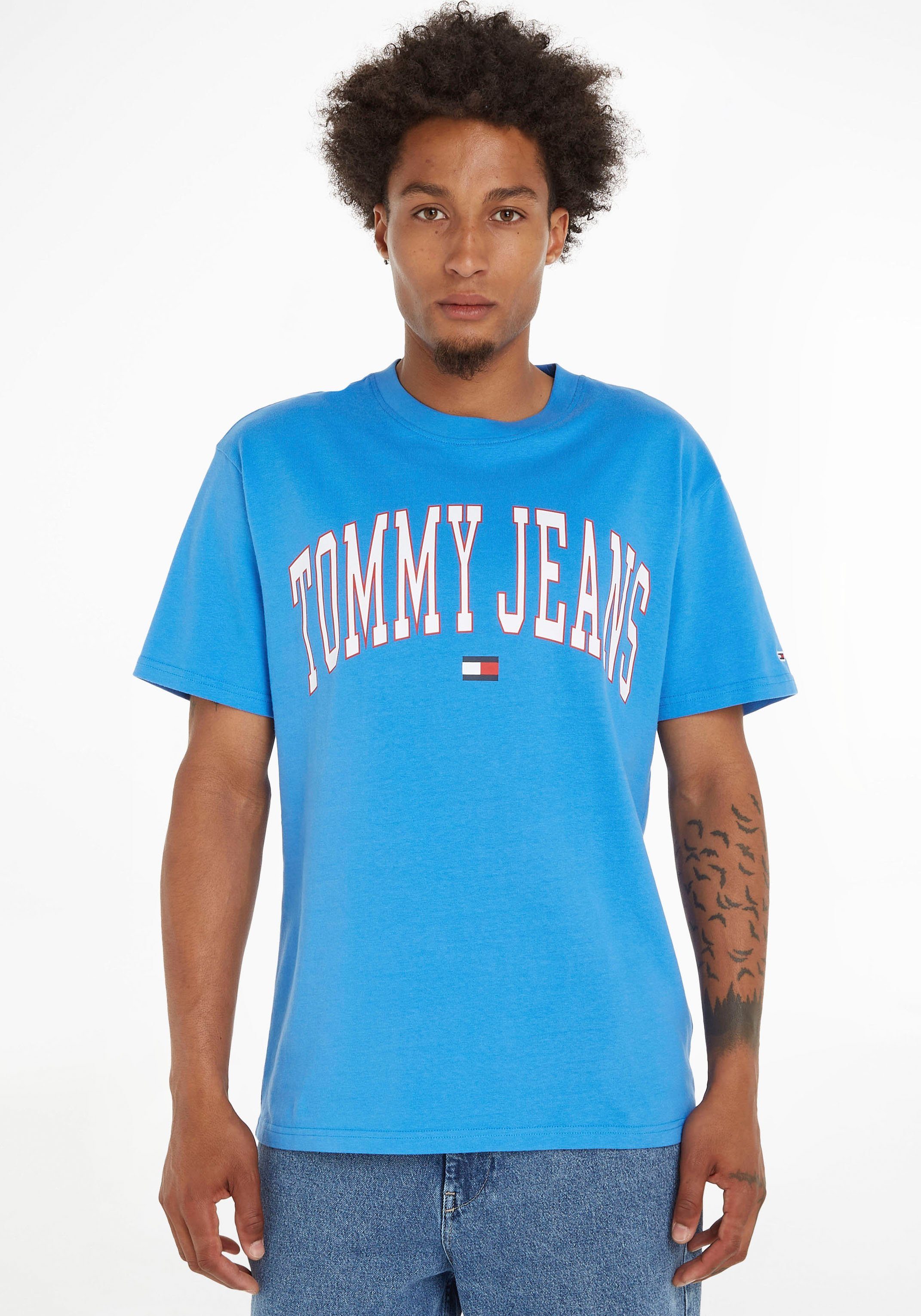 Tommy Jeans T-Shirt TJM CLASSIC COLLEGIATE TEE Mesmerizing Blue