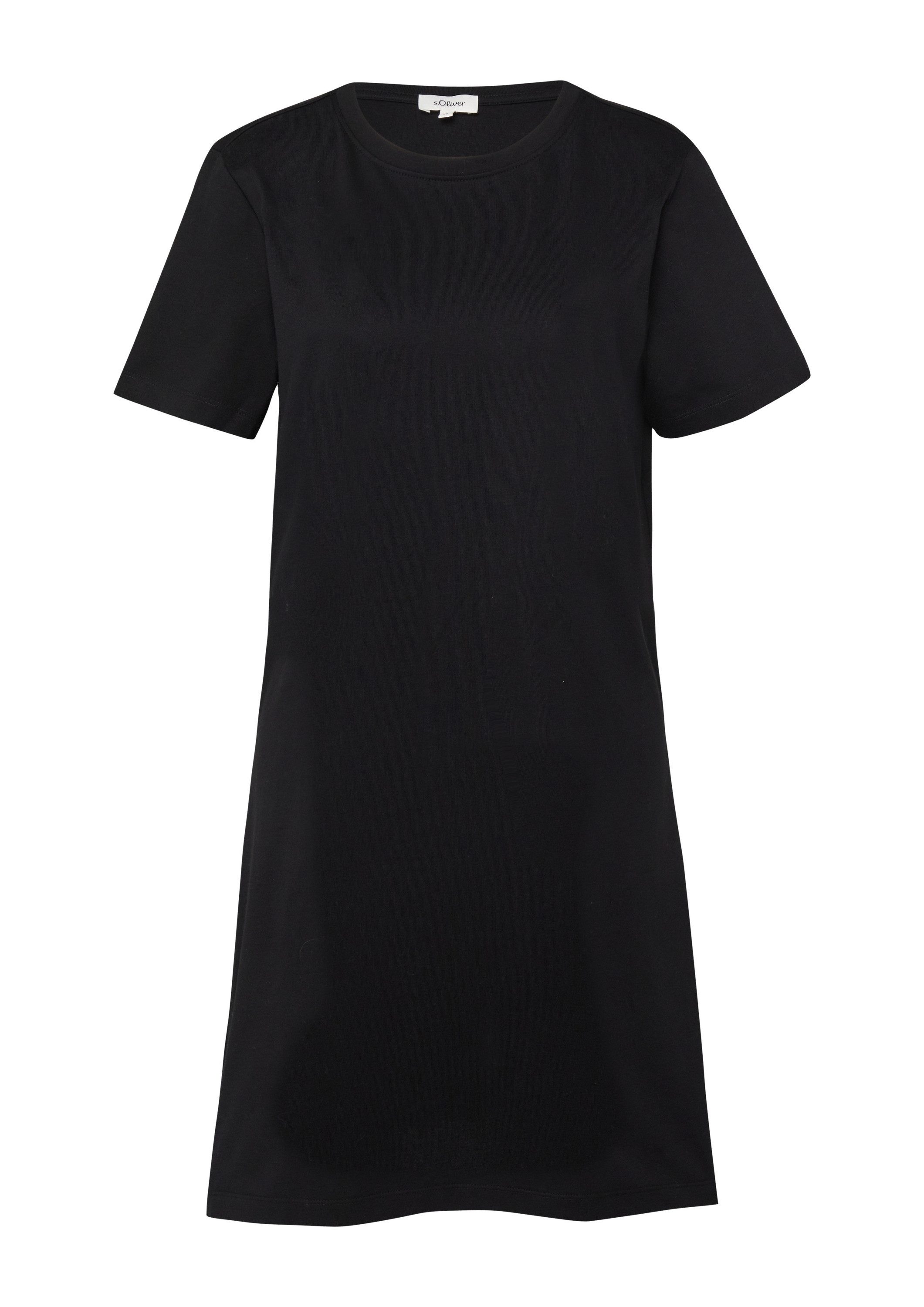 s.Oliver Midikleid Kleid Jersey-Kleid mit seitlichen Schlitzen