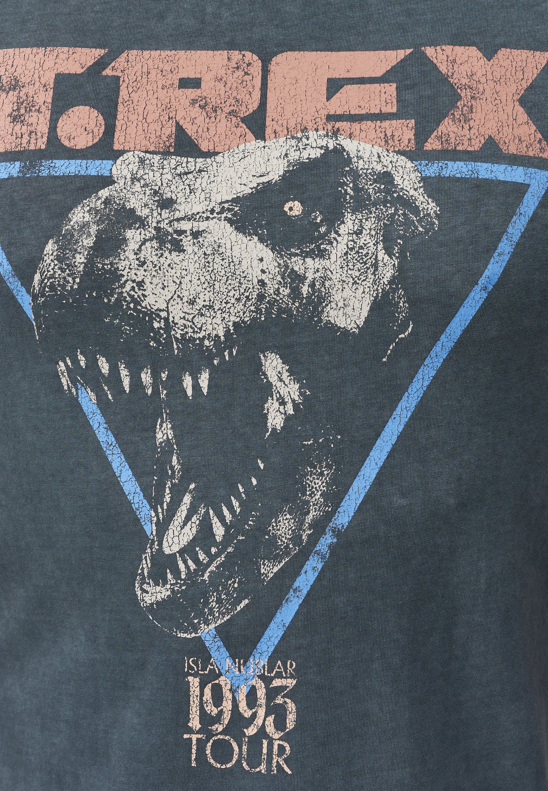 Recovered T-Shirt zertifizierte Jurassic 1993 Bio-Baumwolle T-Rex Park GOTS