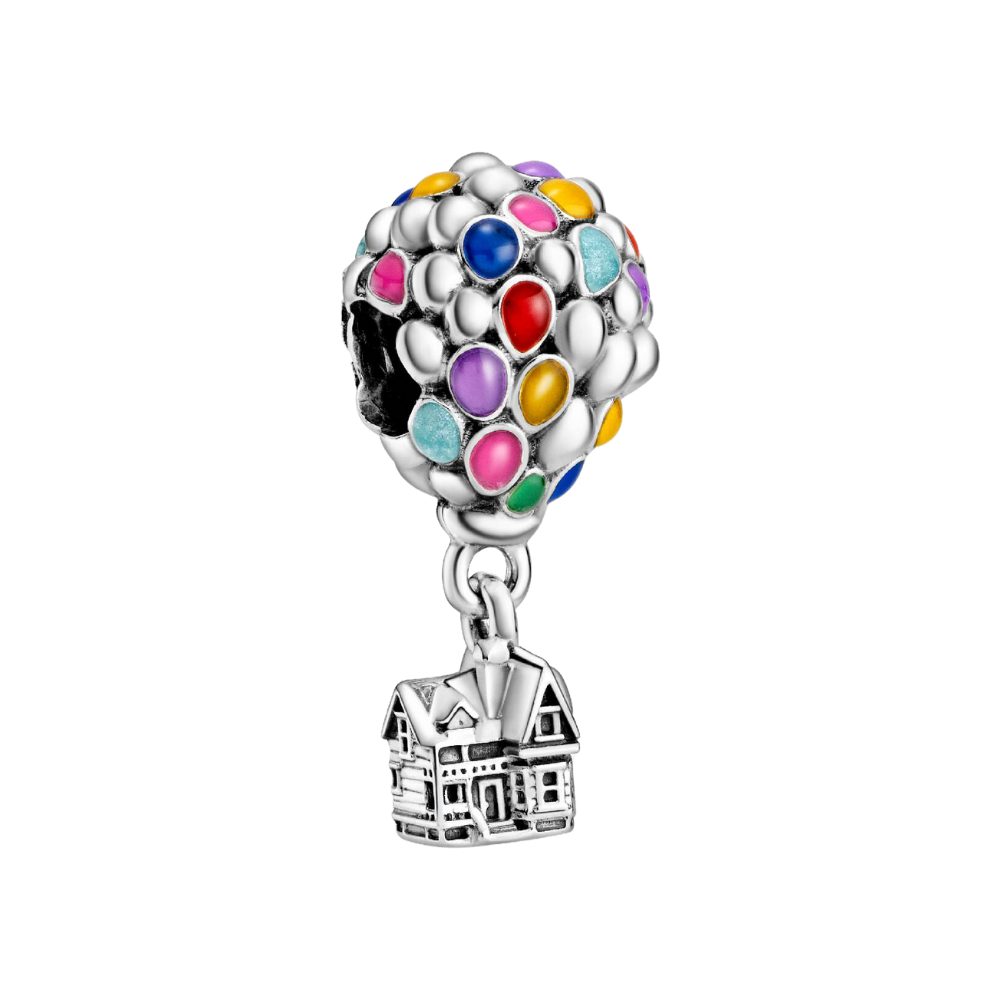Pandora Charm-Einhänger 798962C01, Oben, Disney, Pixar, Haus, Luftballons