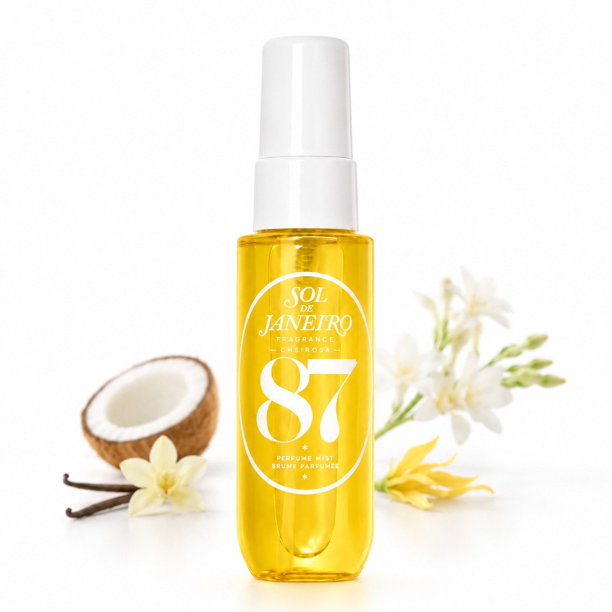 Sol de Janeiro Gesichts- und Körperspray Sol de Janeiro Cheirosa 87 Rio Radiance Perfume Mist 30ml, Sonniger Duft mit Tuberose, Kokosmilch und Vanille