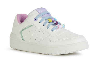 Geox J WASHIBA GIRL D Sneaker mit Blinkfunktion, Freizeitschuh, Halbschuh, Schnürschuh