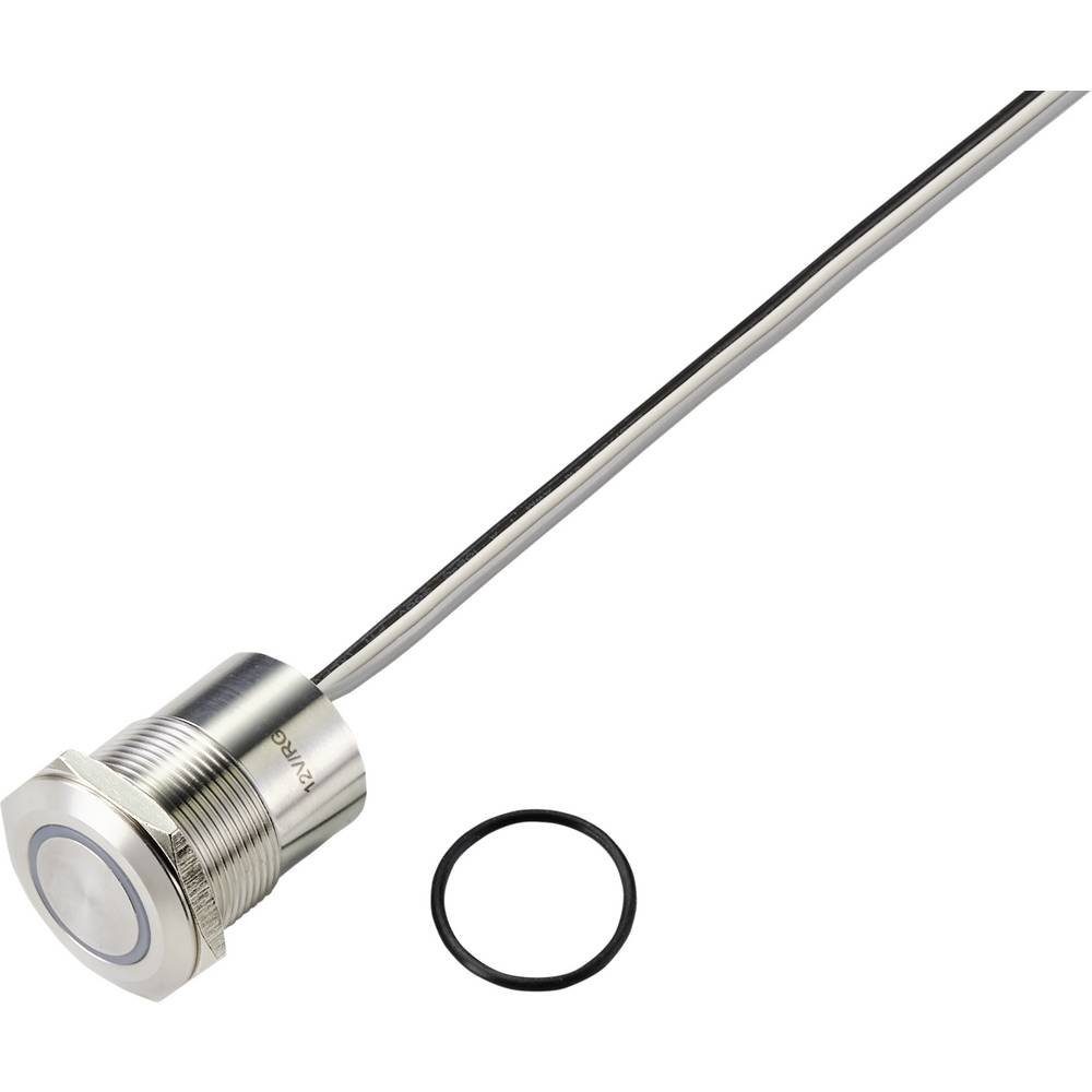 Schalter Touch-Taster Edelstahl 19 mm nicht/ beleuchtet