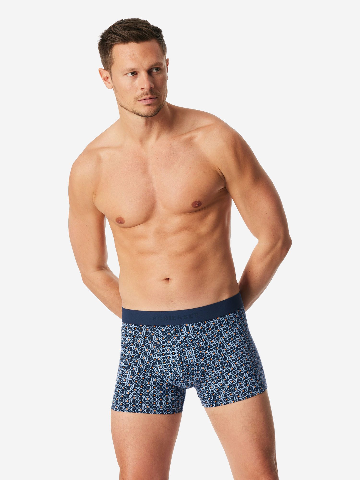 Schiesser Trunk 955 (6-St) Unterhose, Unterwäsche, Boxer Trunk