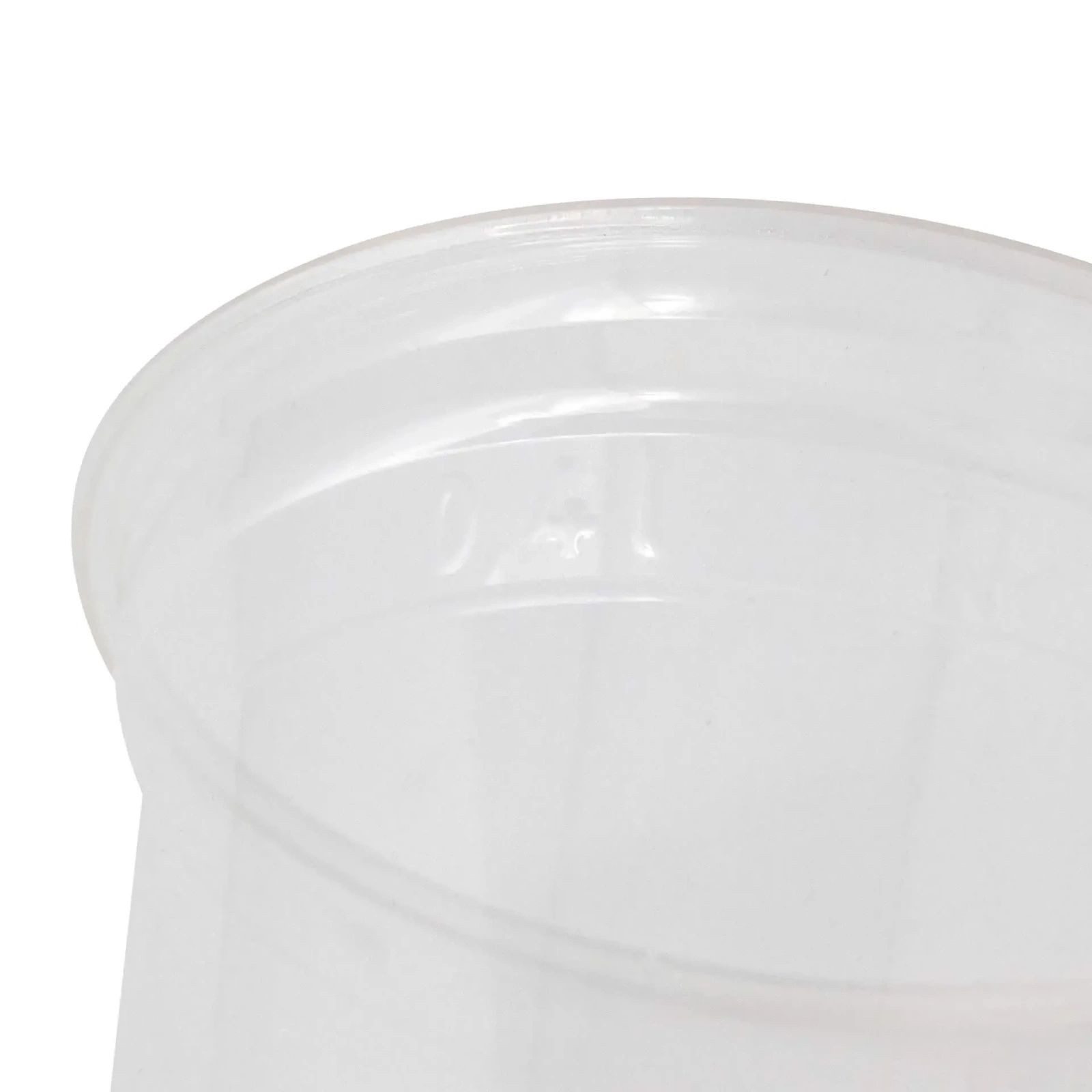 Huhtamaki Foodservice Germany GmbH & Co. KG Mehrwegbecher PLA Becher klar 400 ml, PLA (Polymilchsäure), (Set), klar/transparent, BPA-frei, PLA-Material, für kalte Getränke