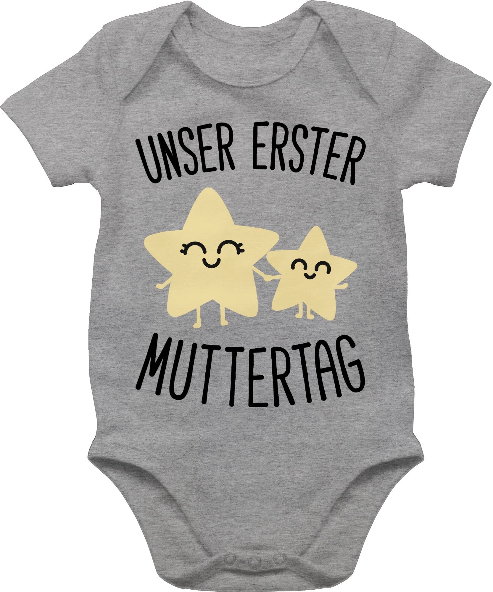 Shirtracer Shirtbody Unser erster Muttertag (1-tlg) Muttertagsgeschenk