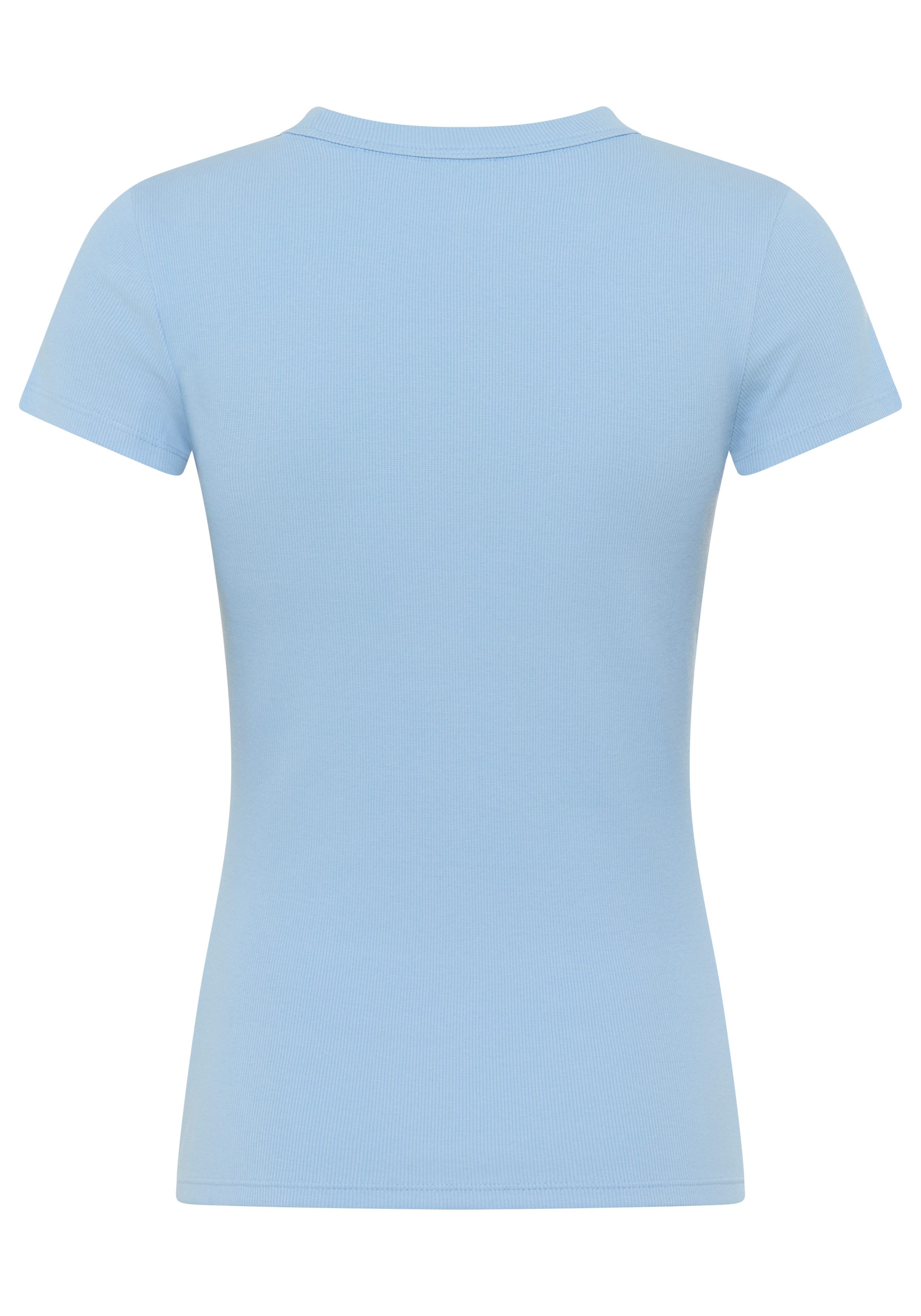 HUGO Blue T-Shirt Easy Tee mit HUGO Aufnäher günstig online kaufen
