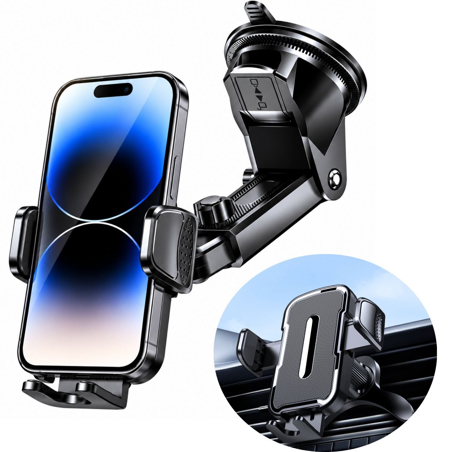 NEXGEN LUXUS HANDY-ZUBEHÖR Smartphone-Halterung Handy-Halterung Autohalter Lüftung Armaturenbrett KFZ Halter