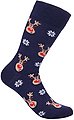 BRUBAKER Socken »Weihnachtssocken für Damen und Herren« (1-Paar, 1 Paar) Festliche Weihnachtsmotive Rentiere - Baumwolle Socken Weihnachten - Unisex One Size EU 40-45, Bild 1