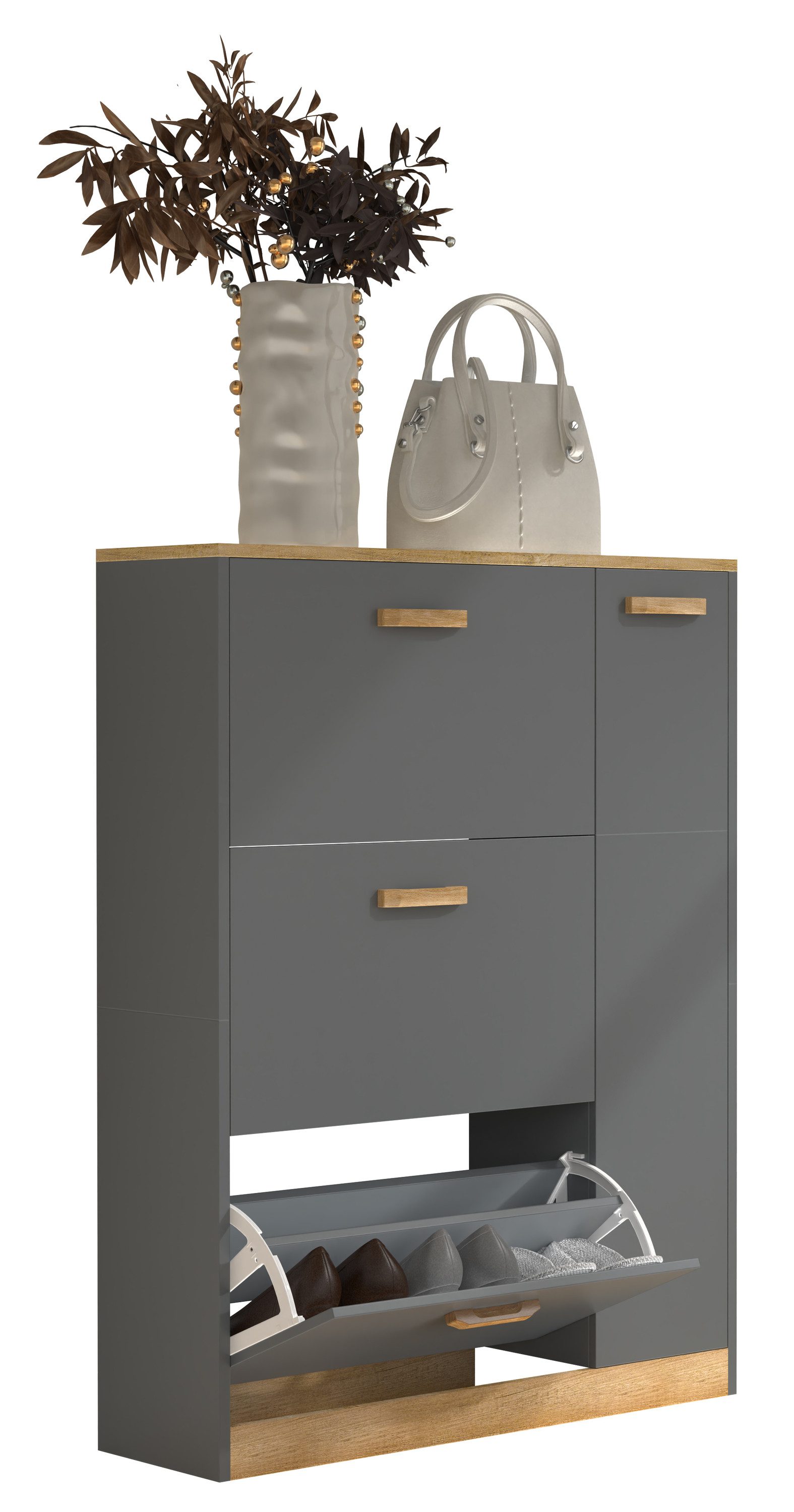 VCM Schuhschrank Holz Schuhregal Schuhschrank Schuhkipper günstig online kaufen