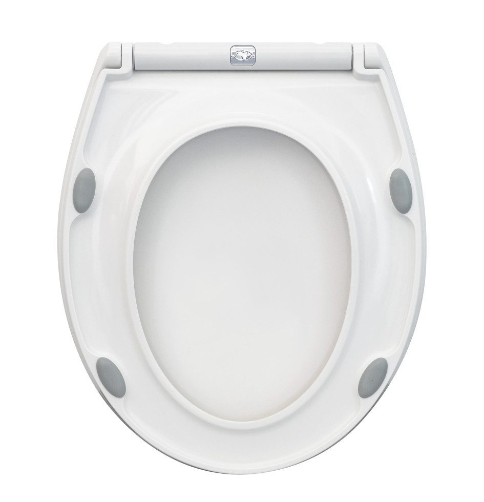 Primaster WC-Sitz Primaster WC-Sitz mit Absenkautomatik Tiger 3D, Abnehmbar Absenkautomatik Kunststoffscharniere