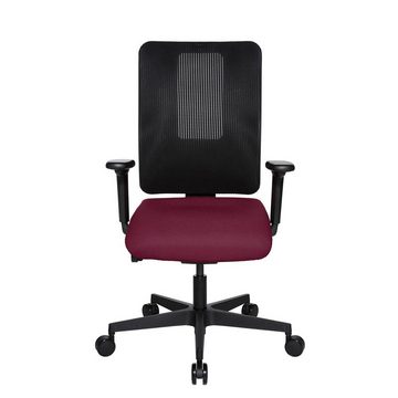 TOPSTAR Bürostuhl 1 Stuhl OX300 Bürostuhl Sitness Open X (N) Deluxe - bordeaux/schwarz