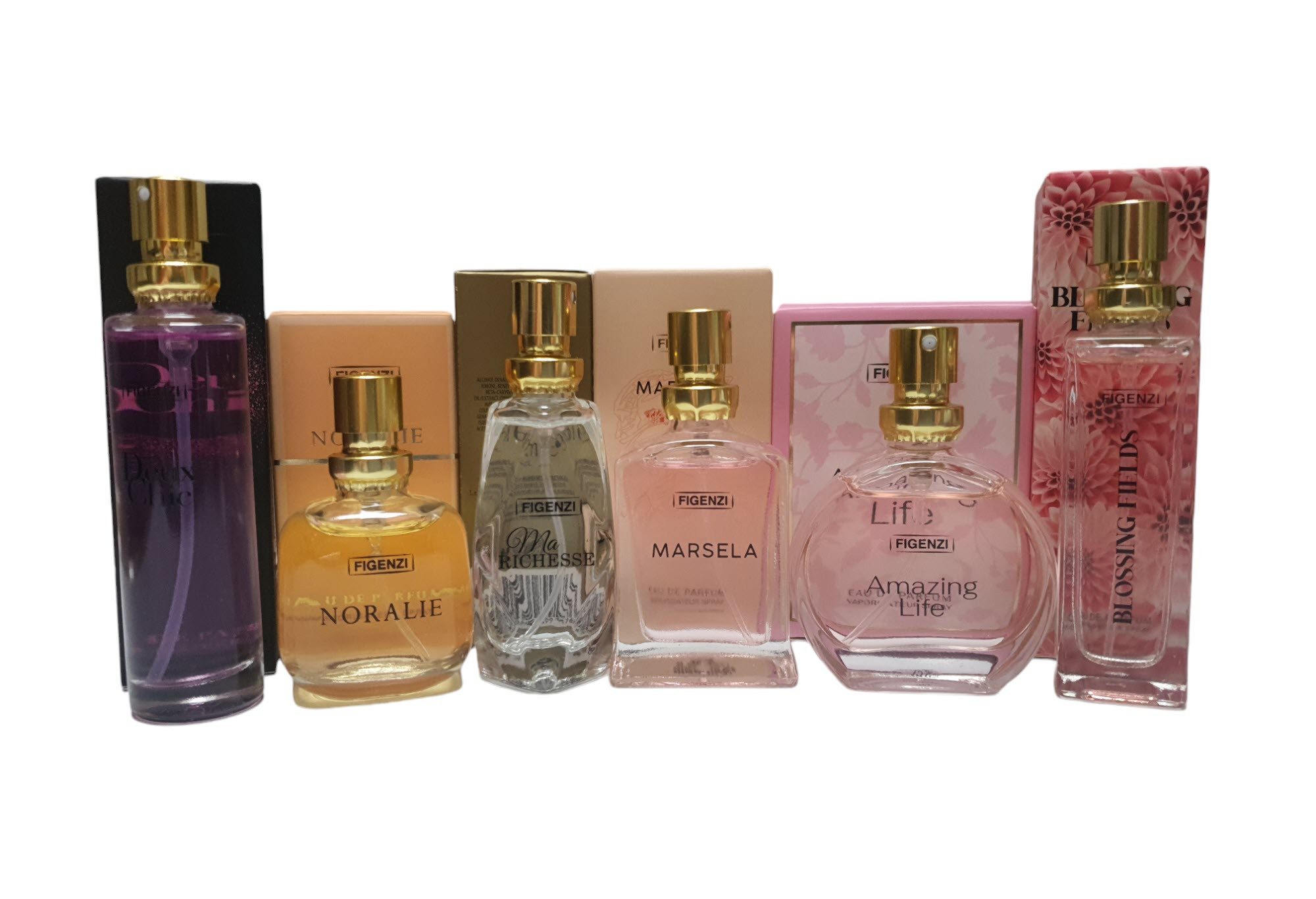Eau de Toilette Parfümset Mini-Flacon 5 atemberaubende Düfte je 15 ml